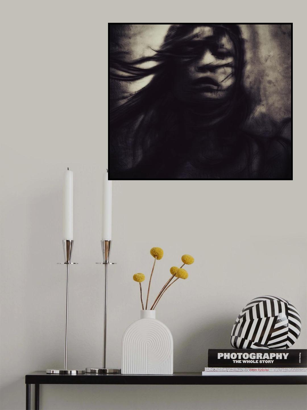 A Quiet Darkness (portrait) Poster och Canvastavla