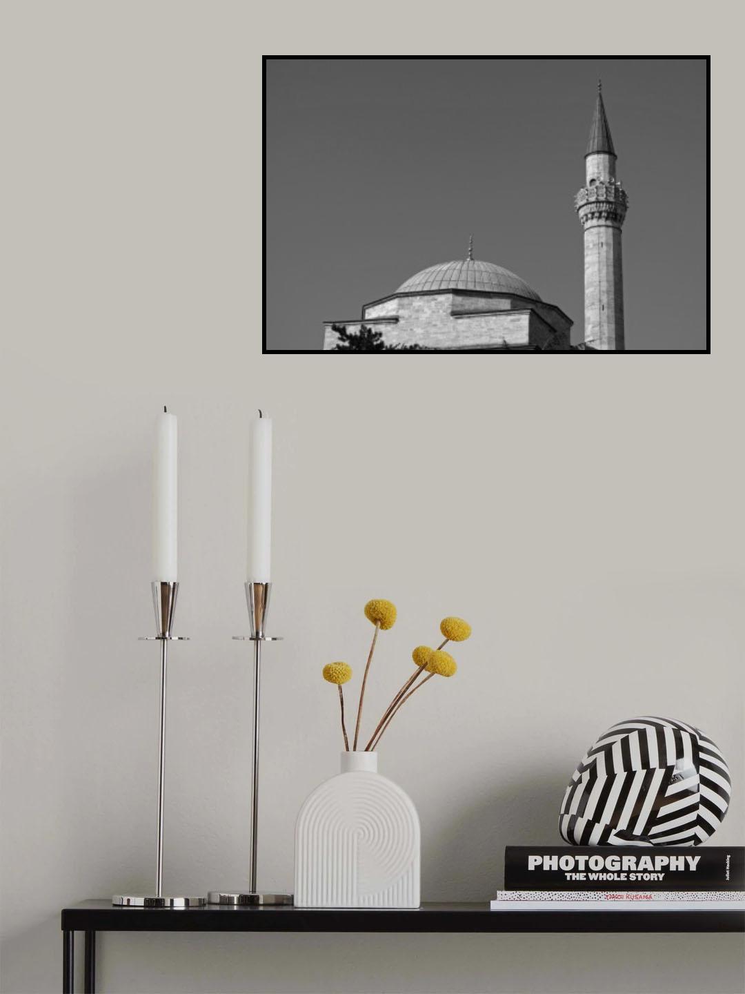 historical mosque from Istanbul, Turkey Poster och Canvastavla