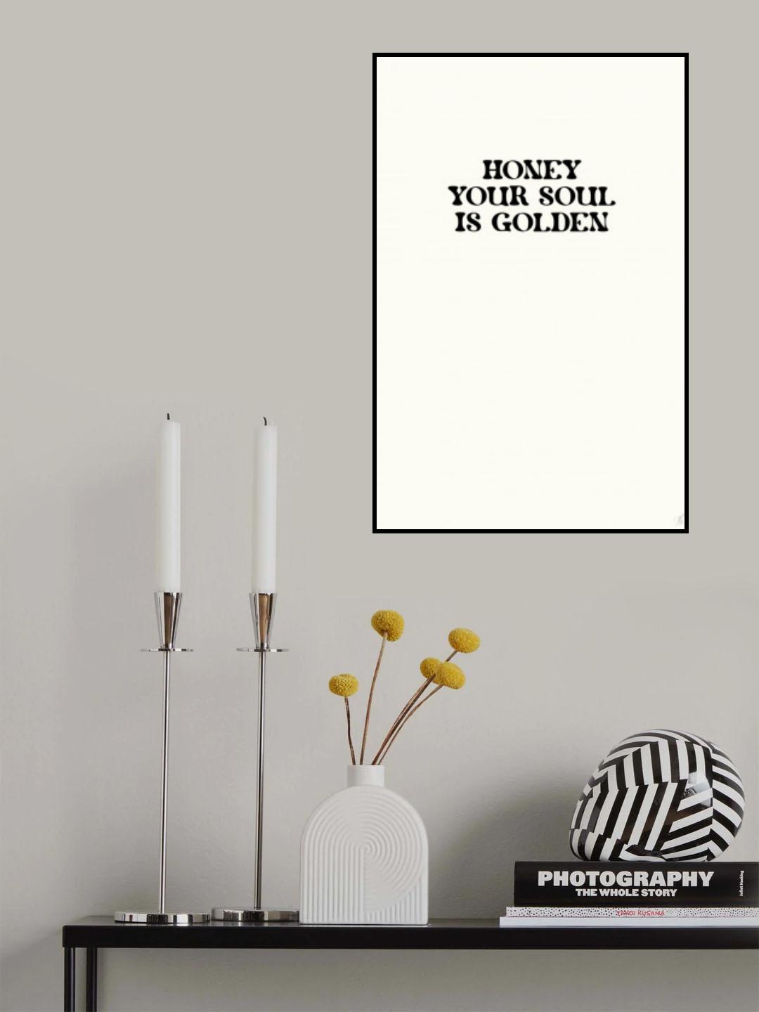 Golden Poster och Canvastavla