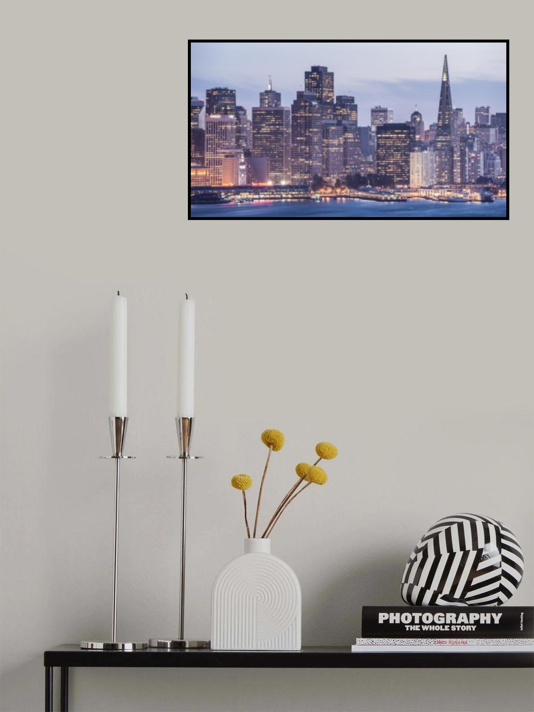 San Francisco Skyline Poster och Canvastavla