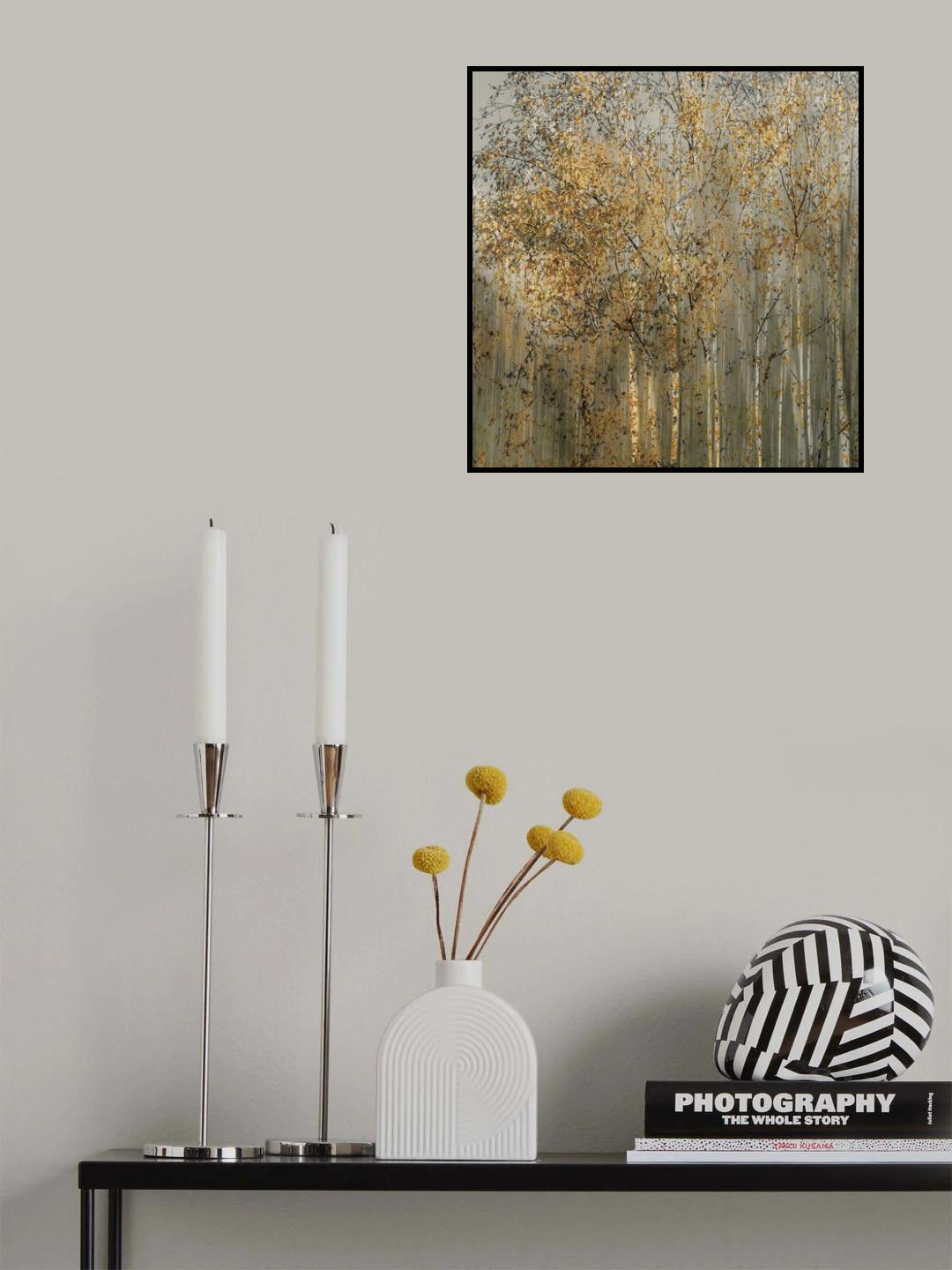 Birch impression Poster och Canvastavla