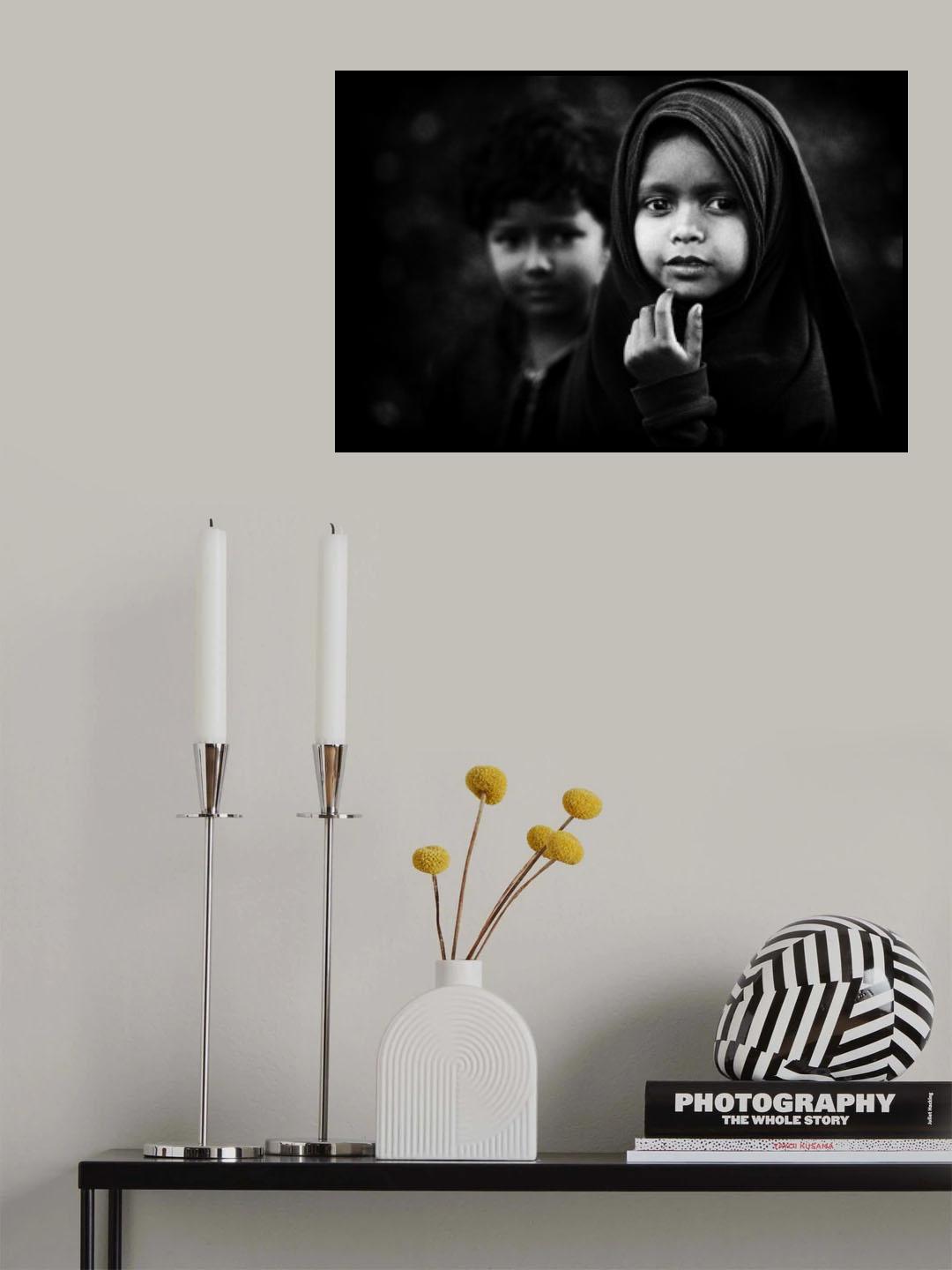 Girl from Bangladesh 4182 Poster och Canvastavla