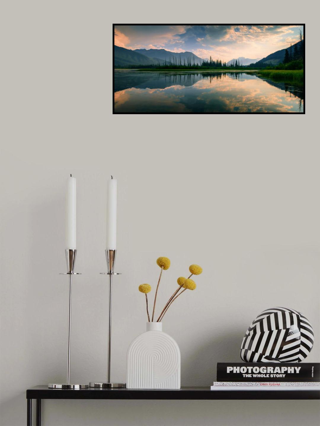 Mountain reflections Poster och Canvastavla