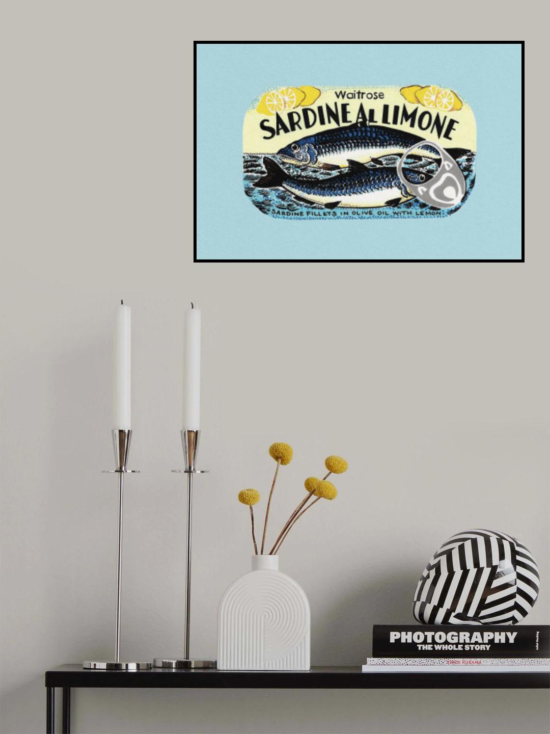 Sardine Al Limone Poster och Canvastavla
