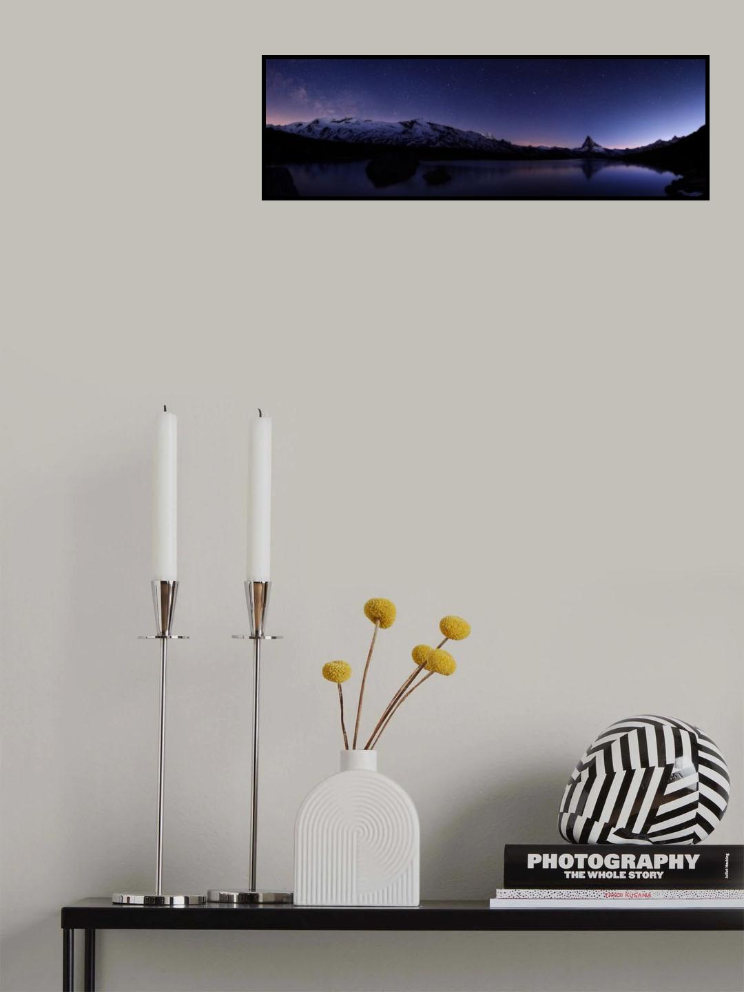 Stars at Matterhorn Poster och Canvastavla