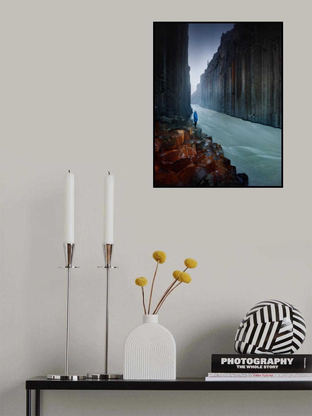 Stuðlagil Canyon Poster och Canvastavla