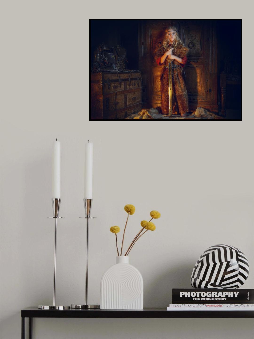 Юный викинг Poster och Canvastavla
