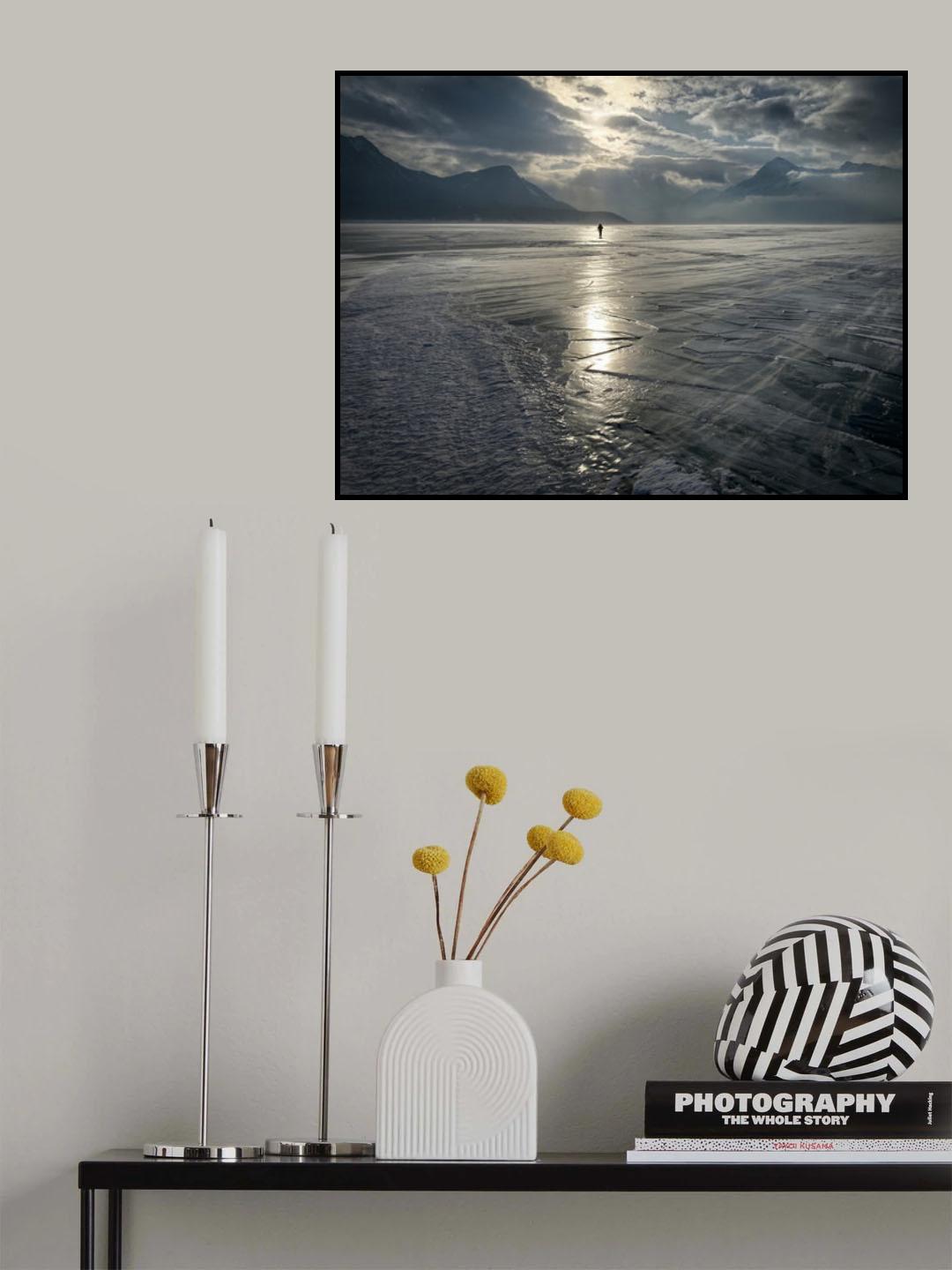 Ice Lake Photography Warrior Poster och Canvastavla