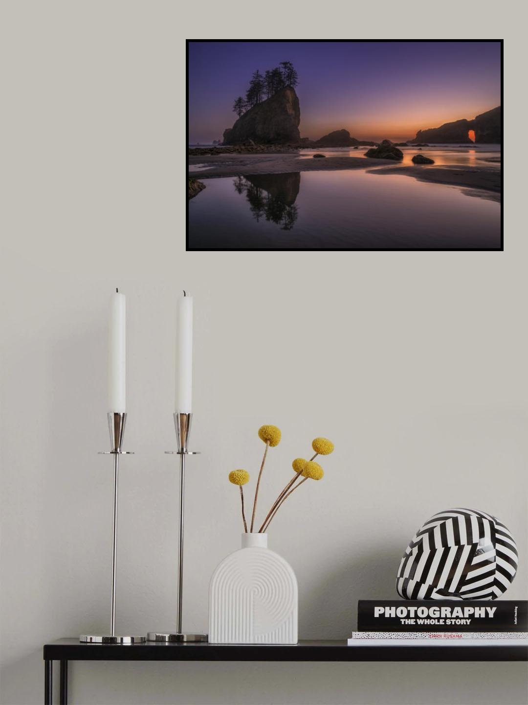 Quiet Poster och Canvastavla