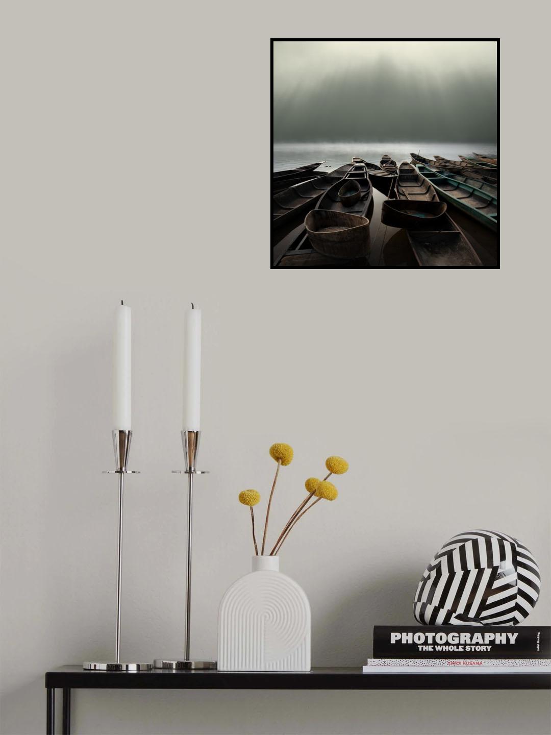 Fishing boats Poster och Canvastavla