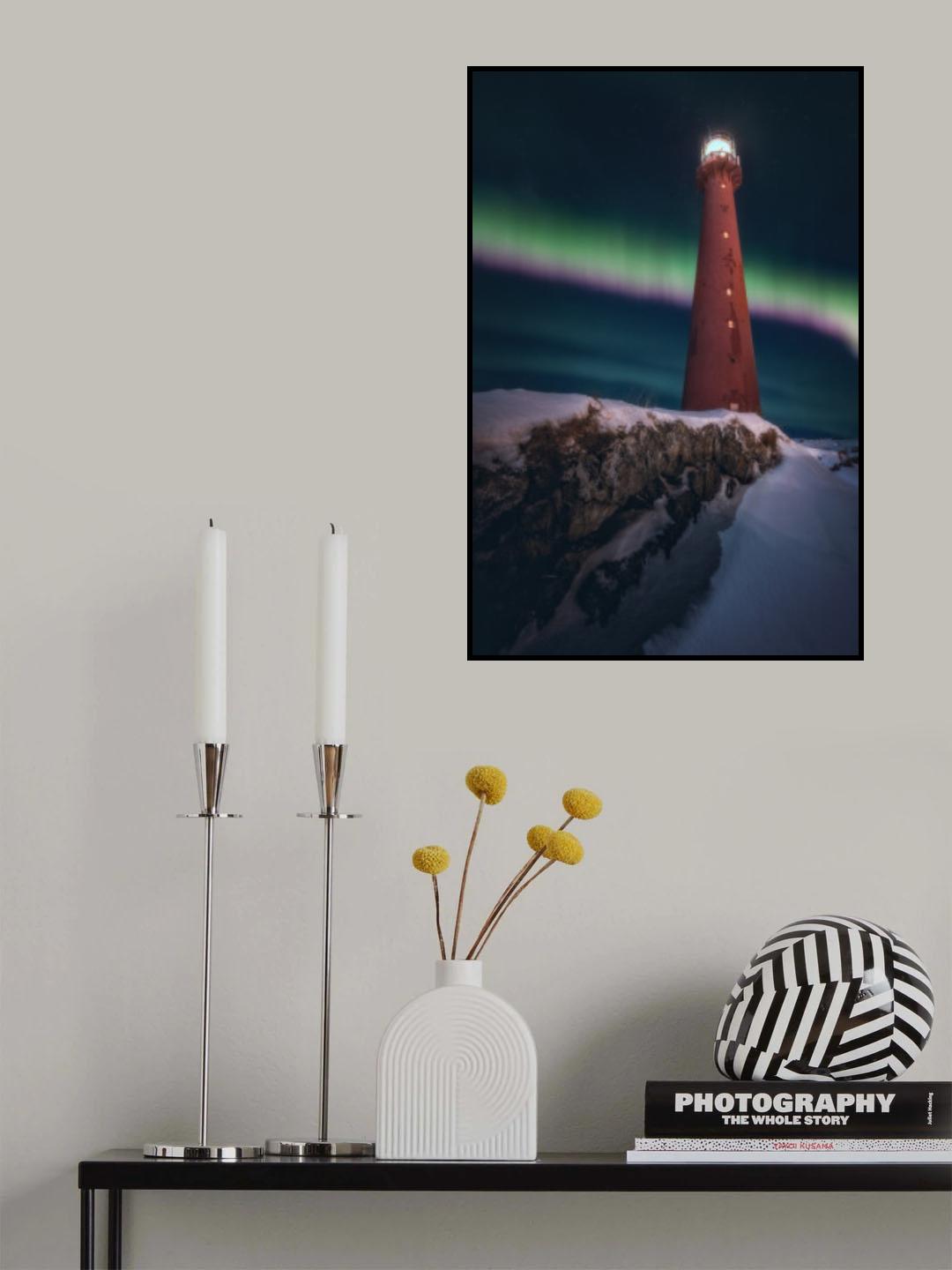 Light curtains Poster och Canvastavla