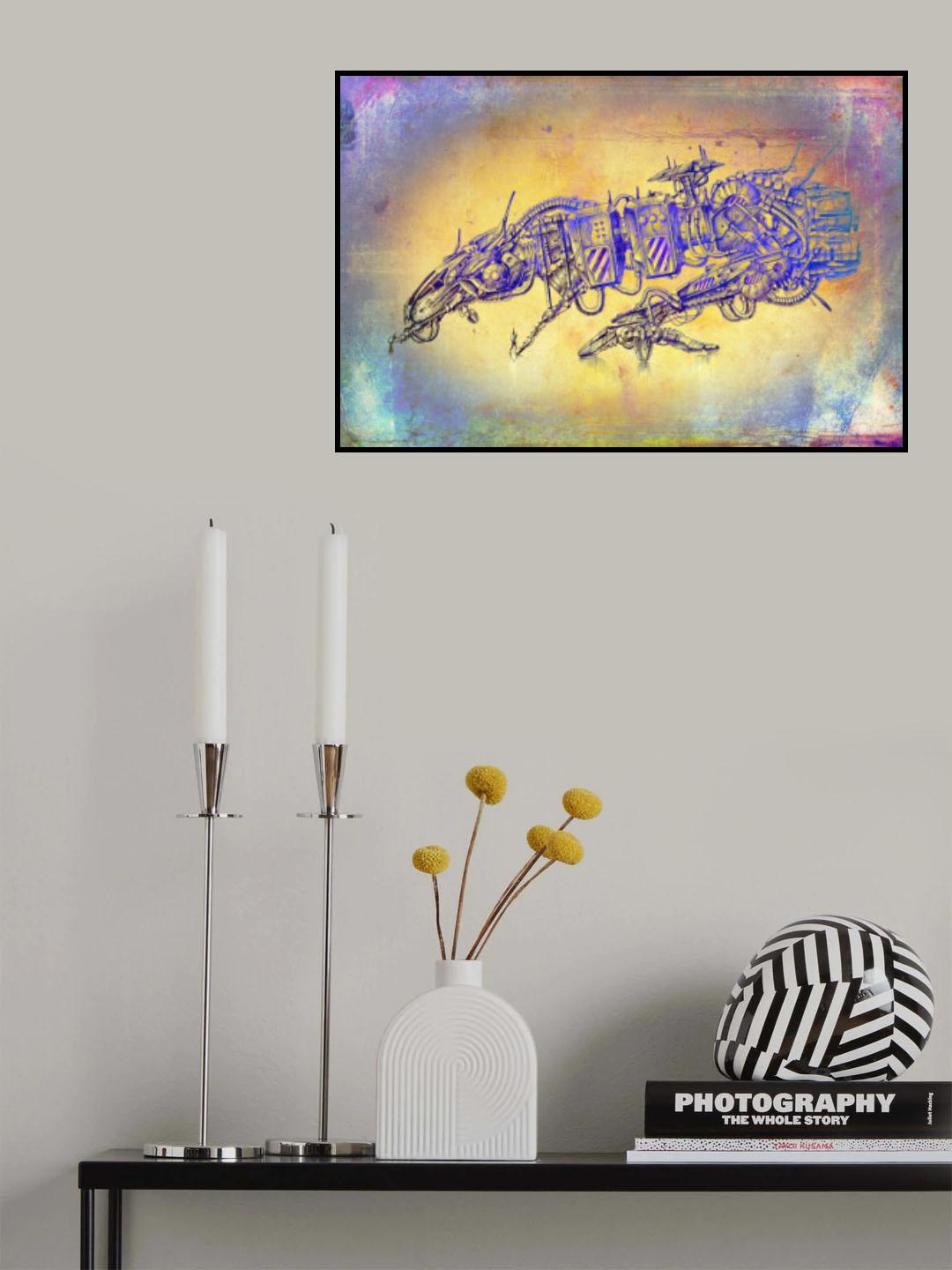 Velocide spaceship Poster och Canvastavla