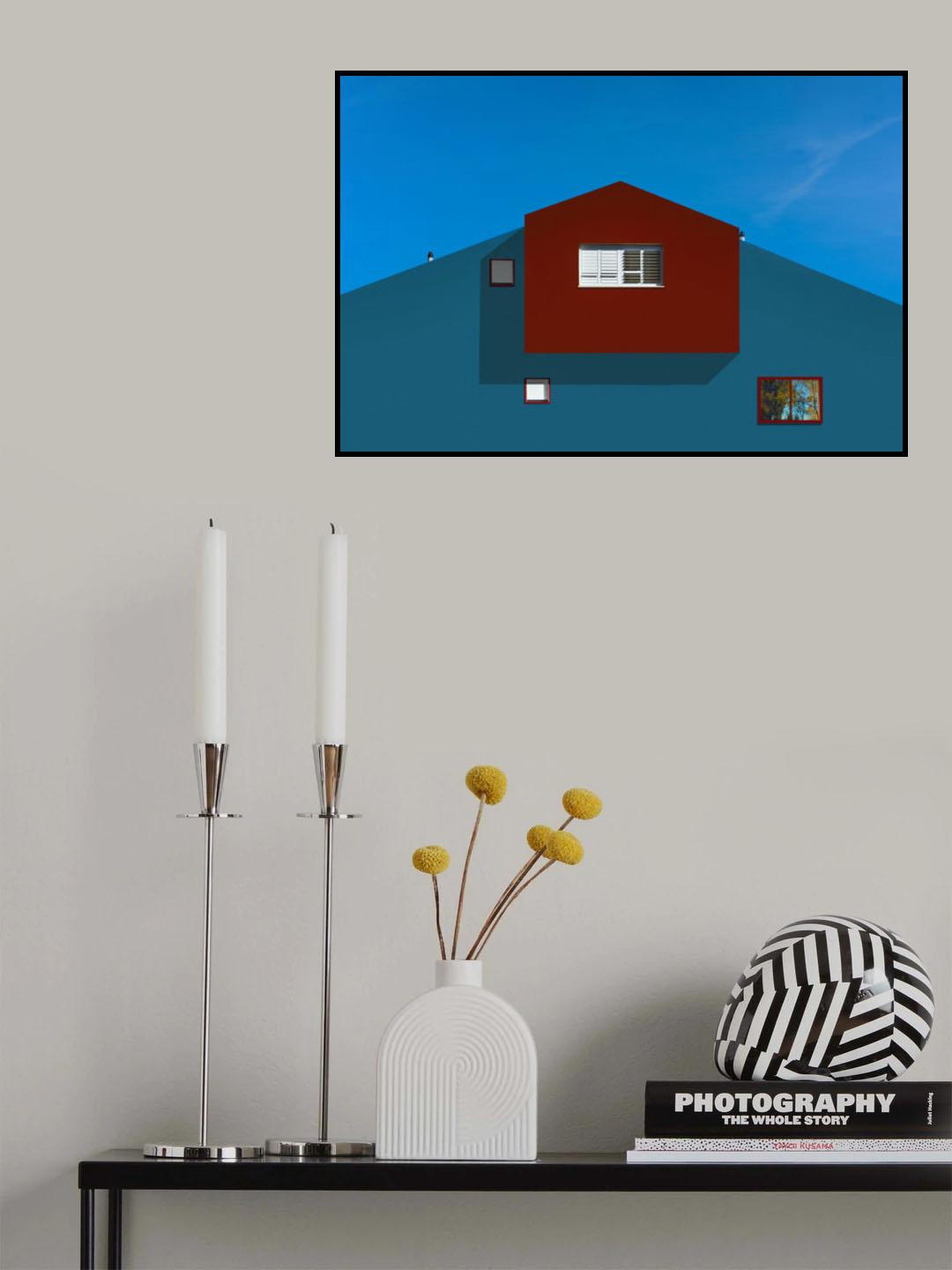 The red room Poster och Canvastavla