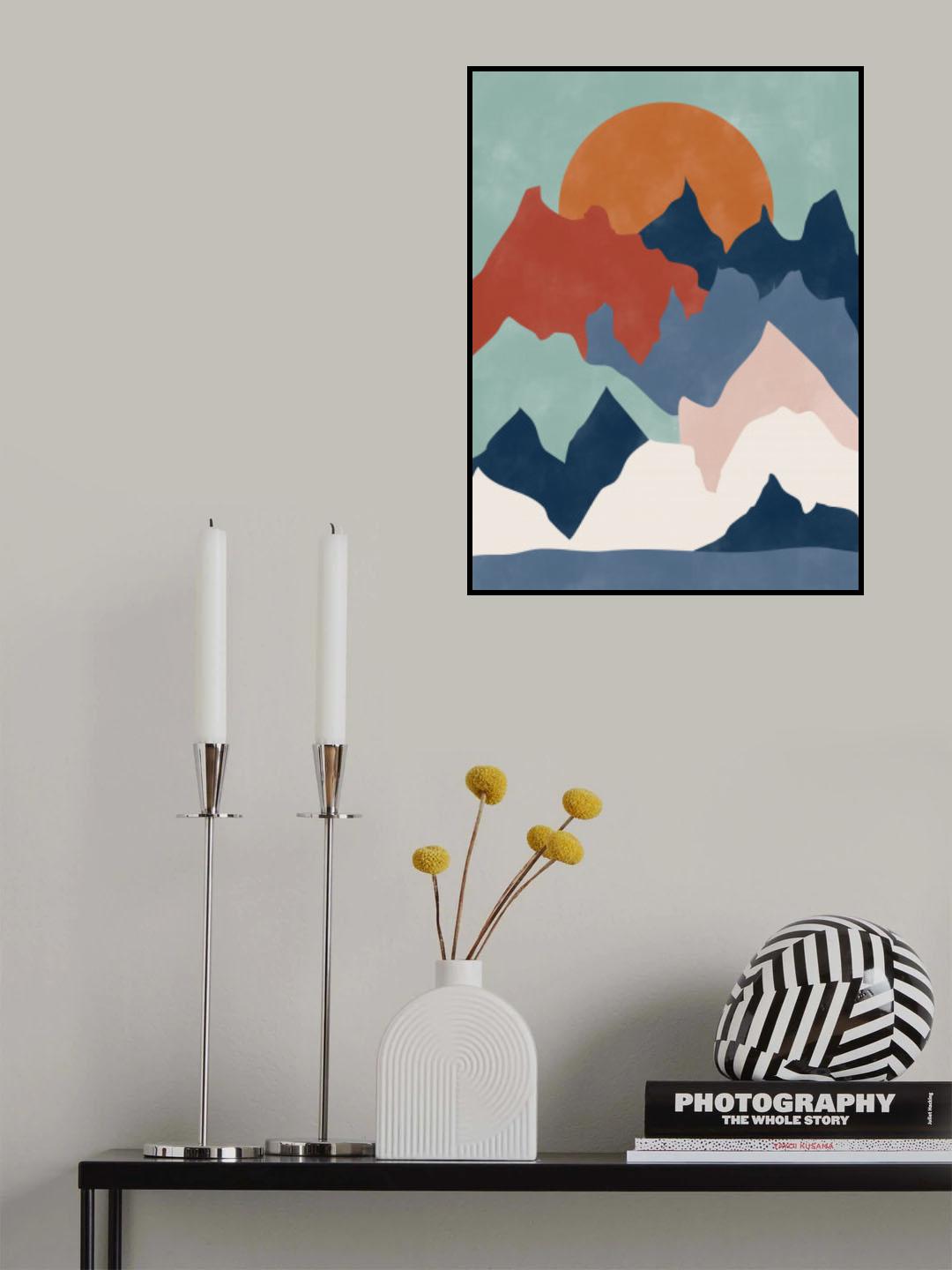 3x4 Aspectratiobluerust80 Poster och Canvastavla