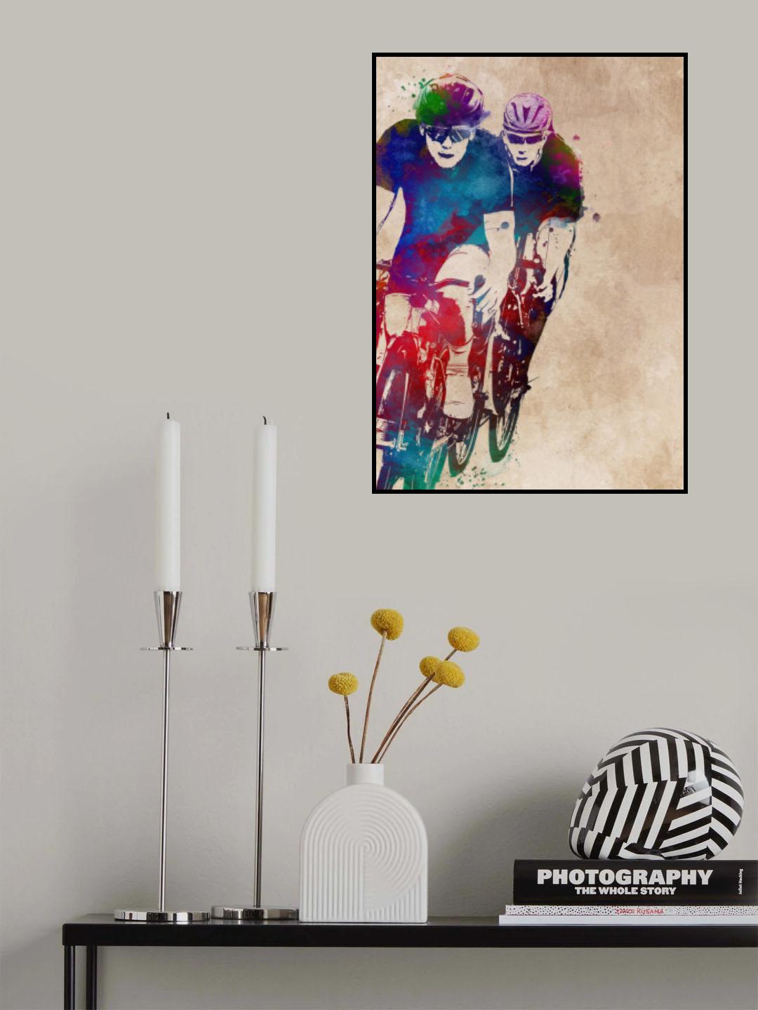 Bikers sport art 53 Poster och Canvastavla
