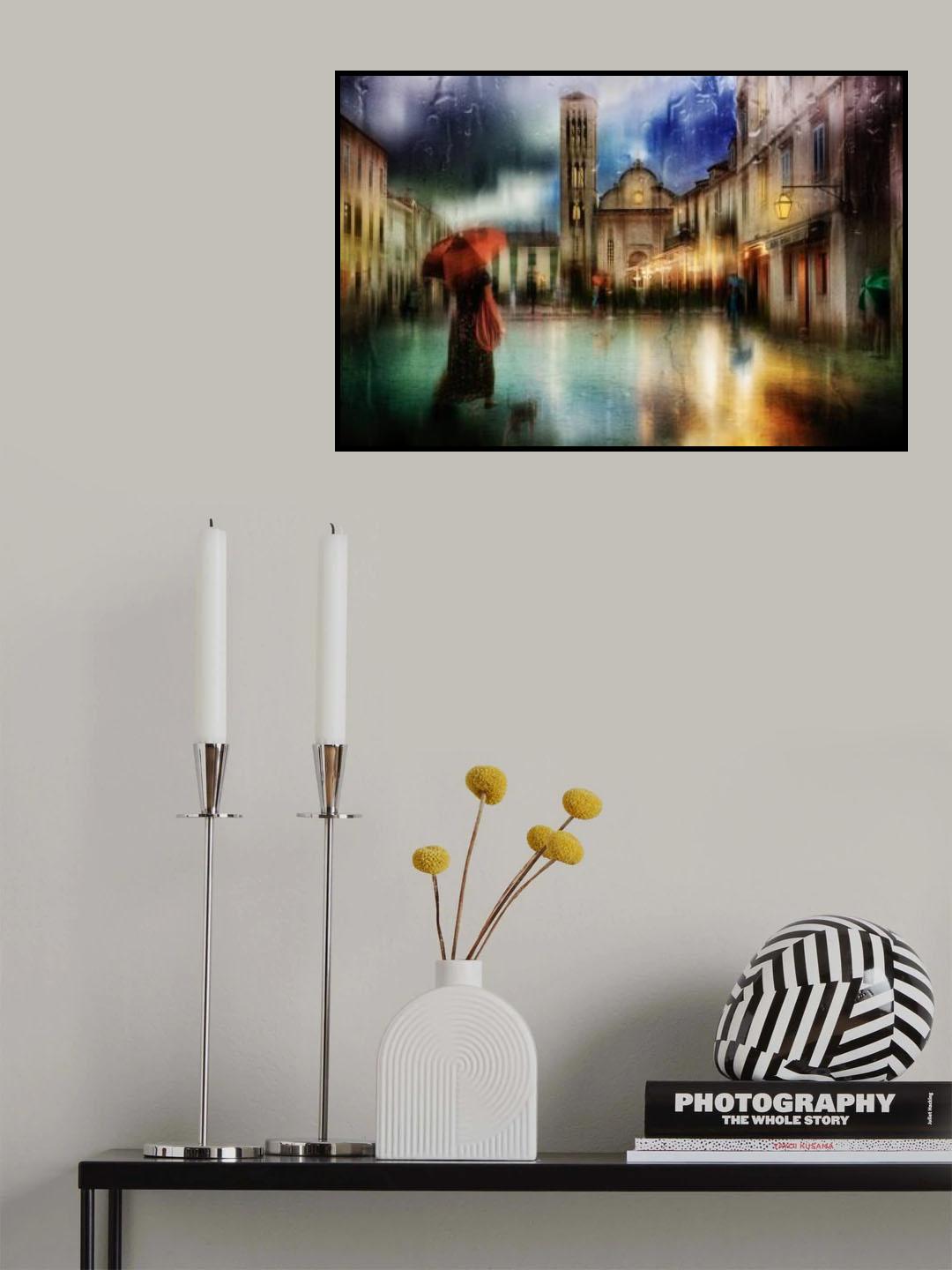 ‘...as we walked the city streets, you never said a word...’ Poster och Canvastavla