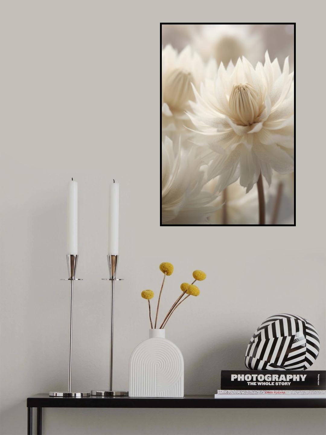 Pastel Nature Macro No6 Poster och Canvastavla