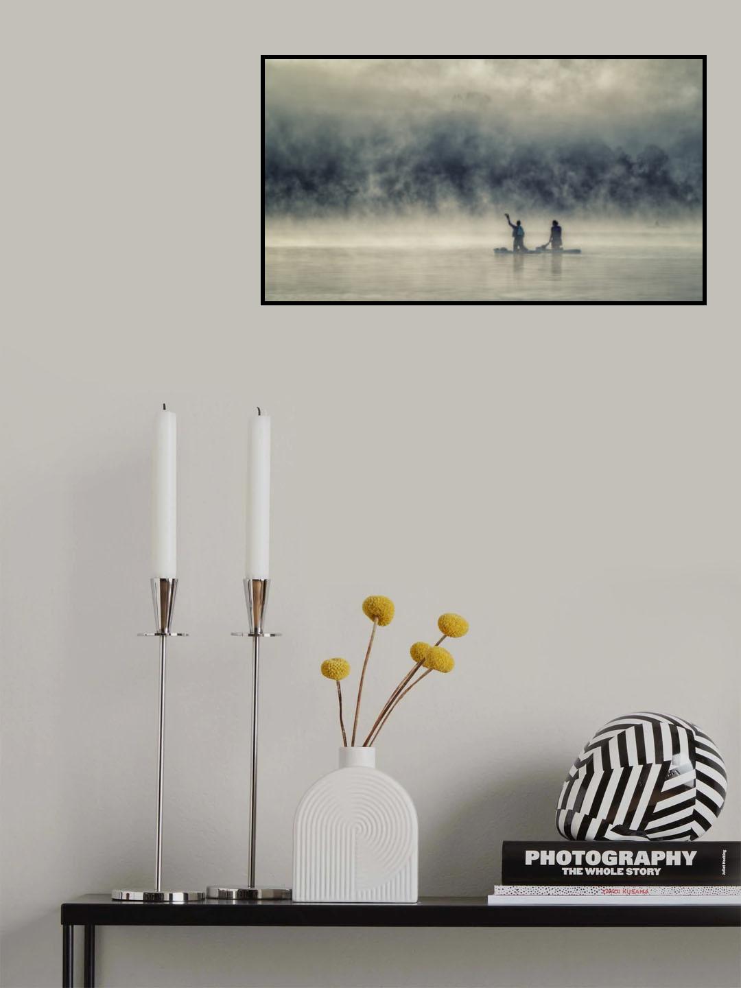 Misty morning Poster och Canvastavla