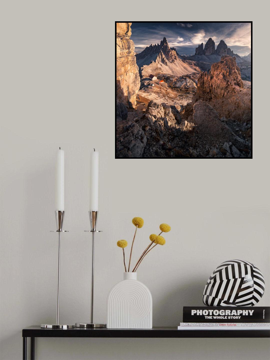 Tre Cime Poster och Canvastavla