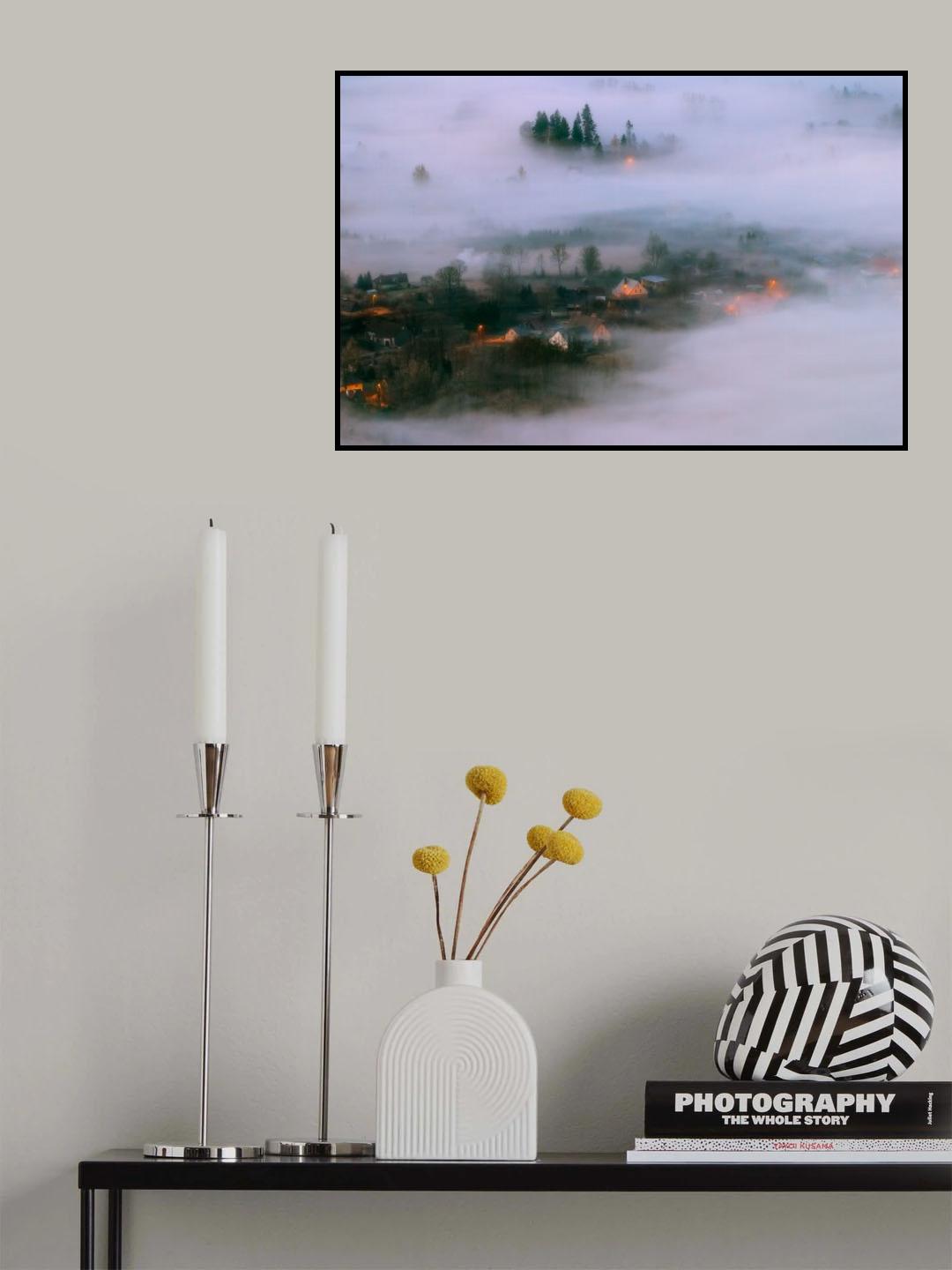 In the Morning Fog Poster och Canvastavla