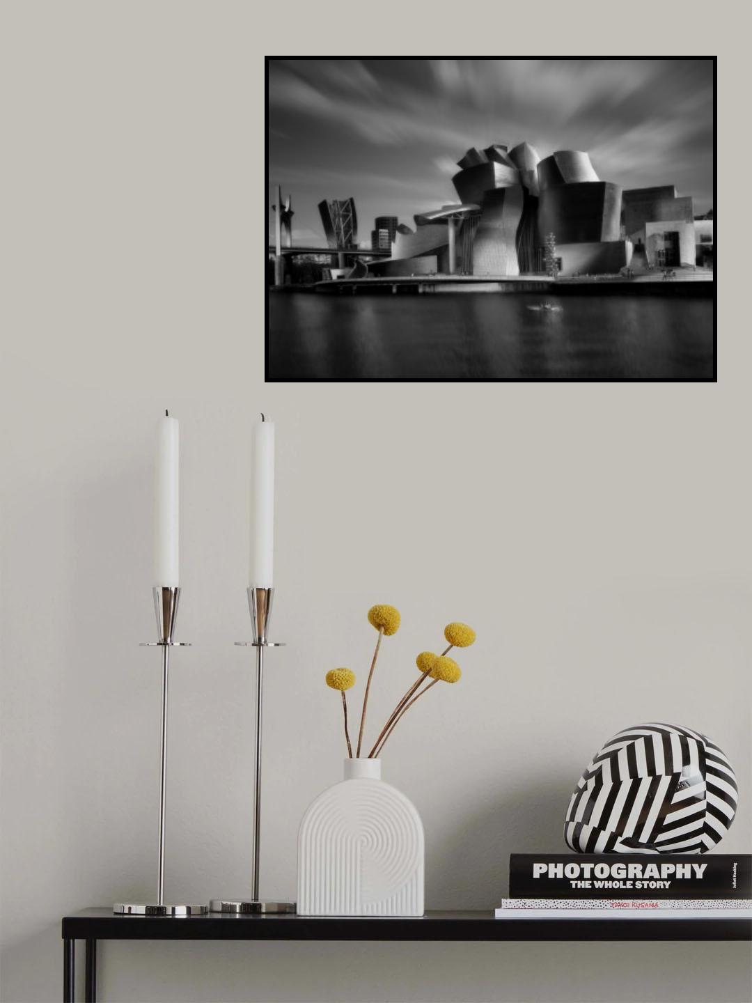 Museo Guggenheim Poster och Canvastavla