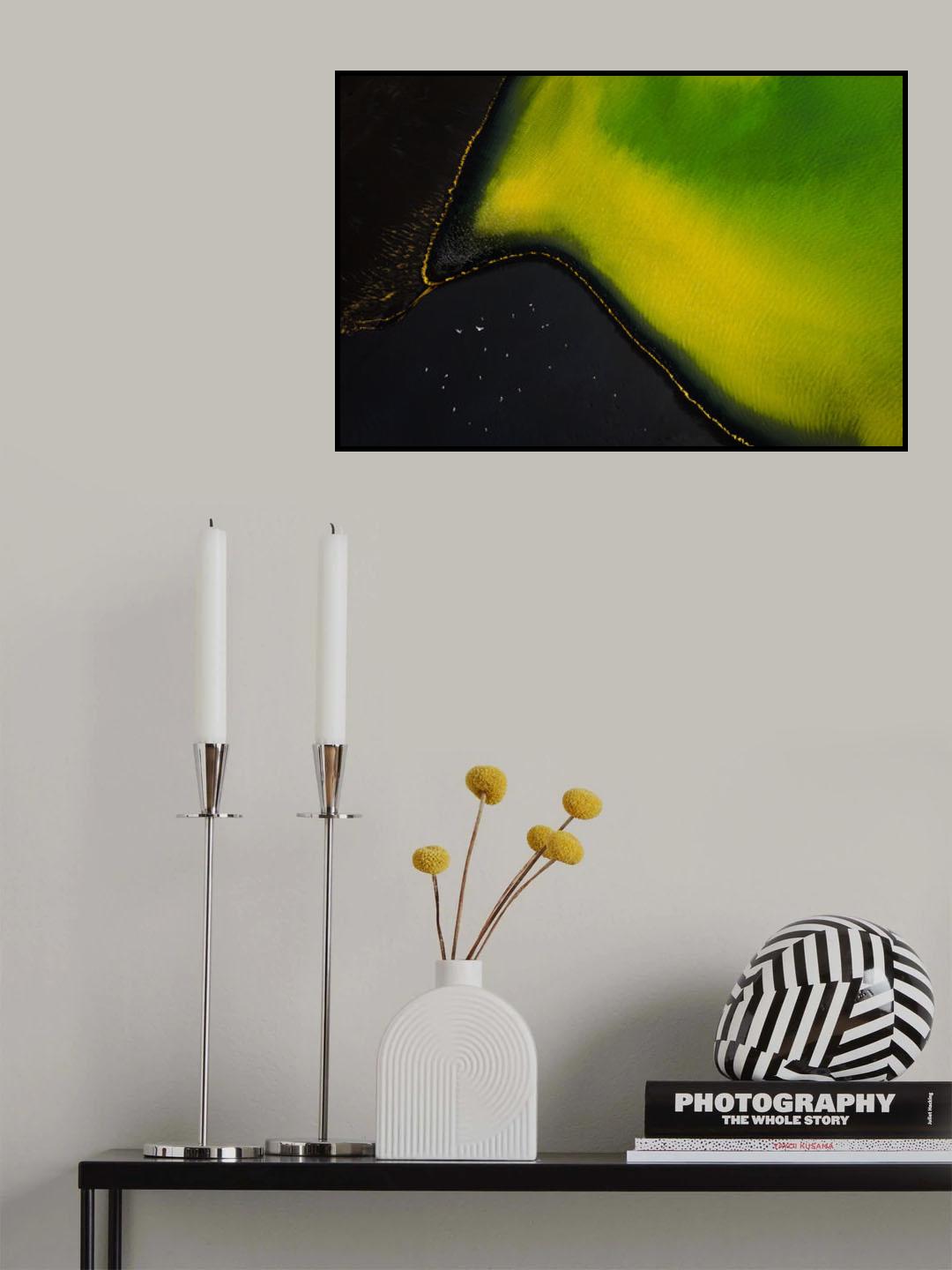 The Golden Coastline Poster och Canvastavla