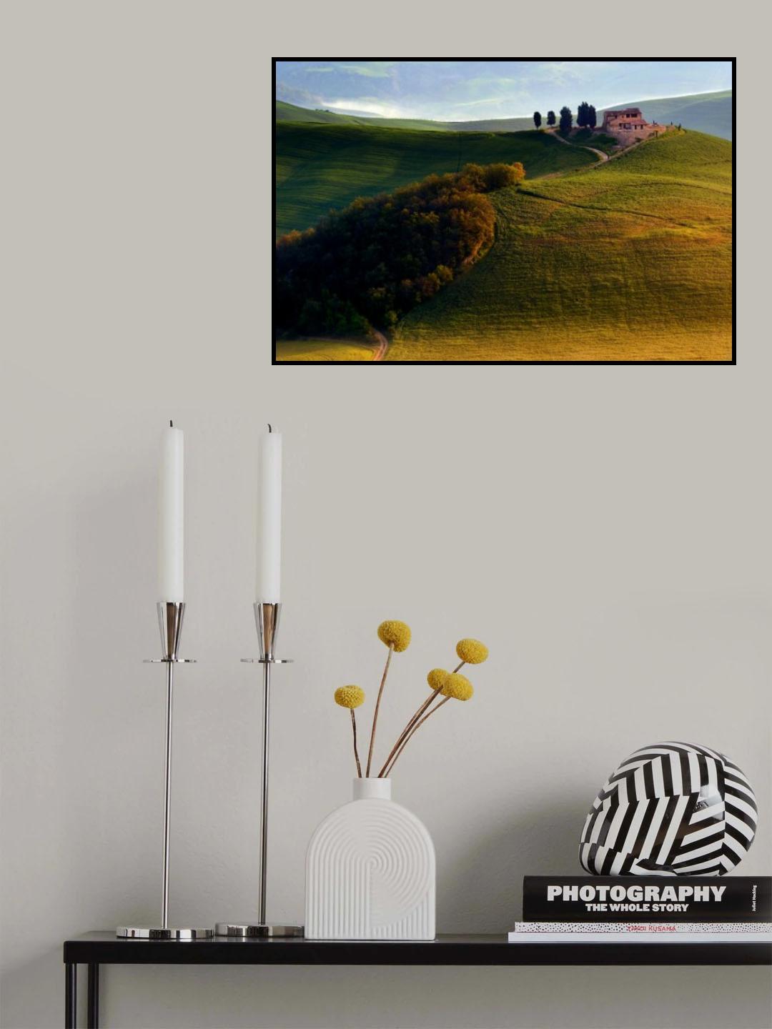 Evening hills Poster och Canvastavla