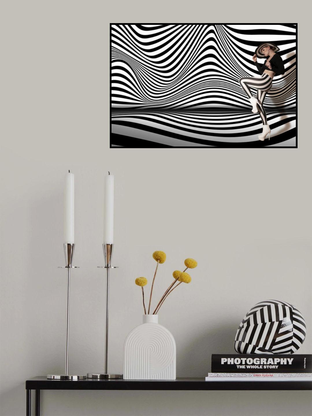 Waves Poster och Canvastavla