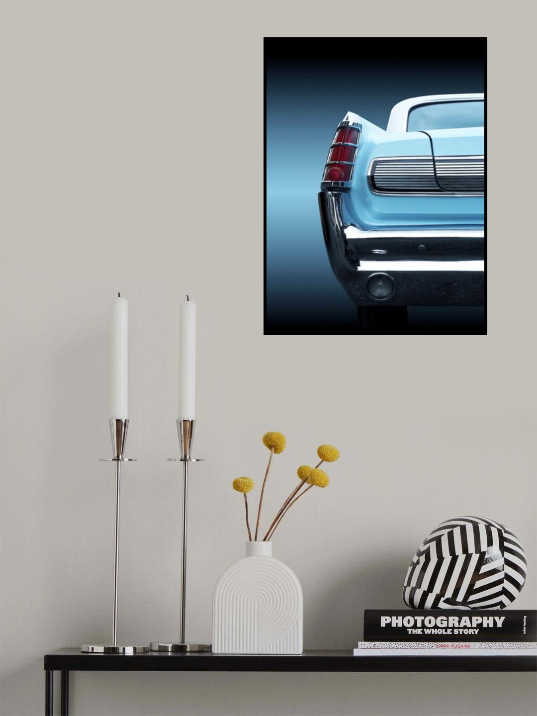 US classic car 1963 Bonneville Poster och Canvastavla