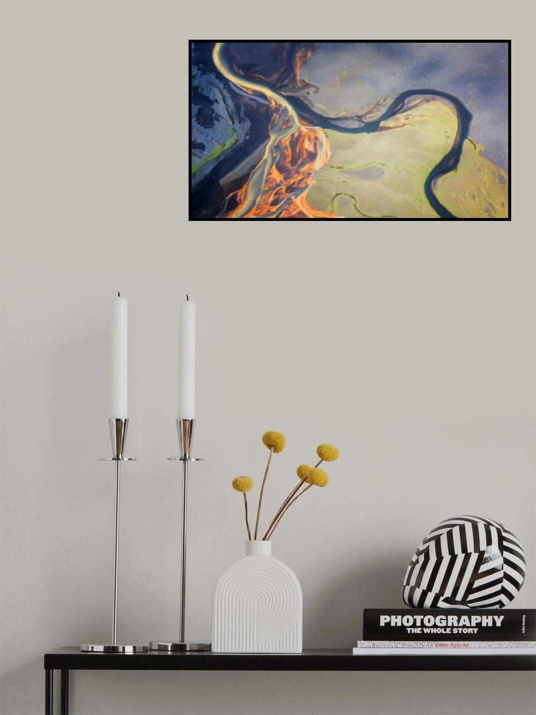Flowing Euphony Poster och Canvastavla