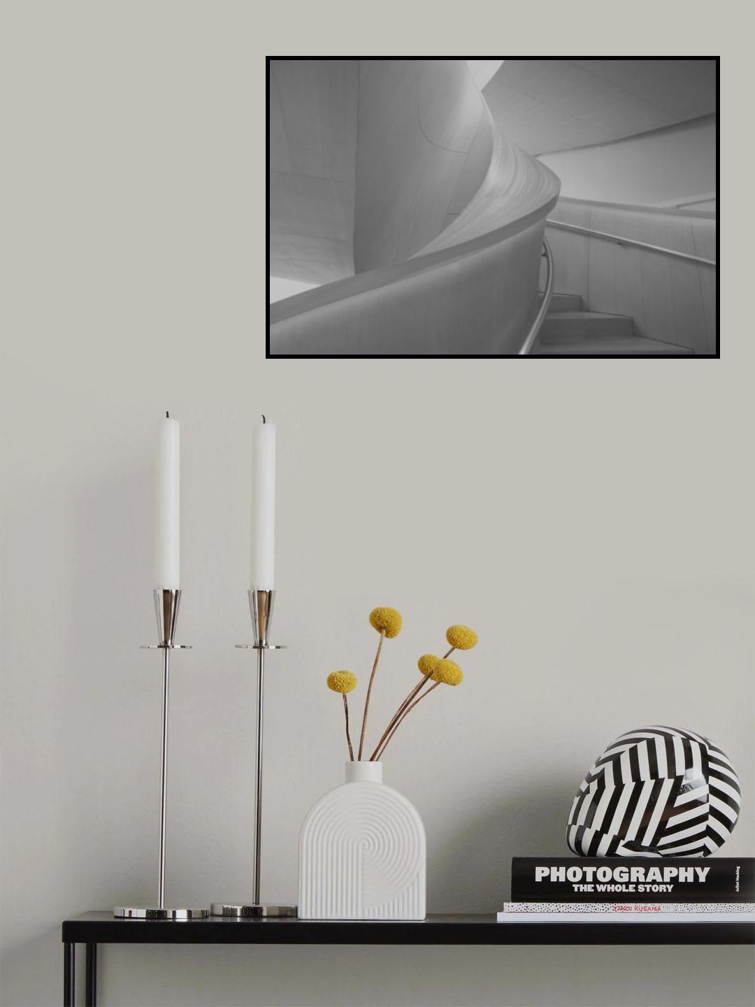 Study of Lines and Curves Poster och Canvastavla