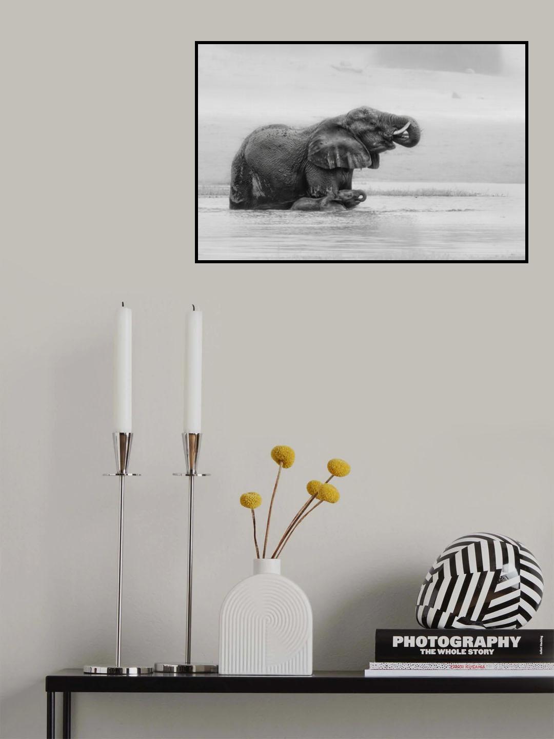 Crossing The Reiver with Mother Poster och Canvastavla