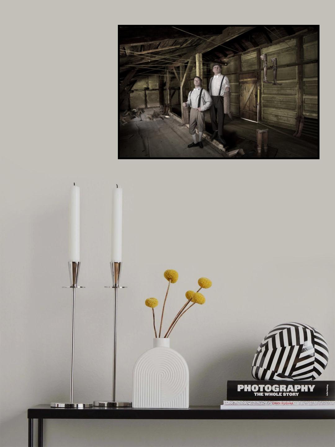 Handcrafted Leathergoods Poster och Canvastavla
