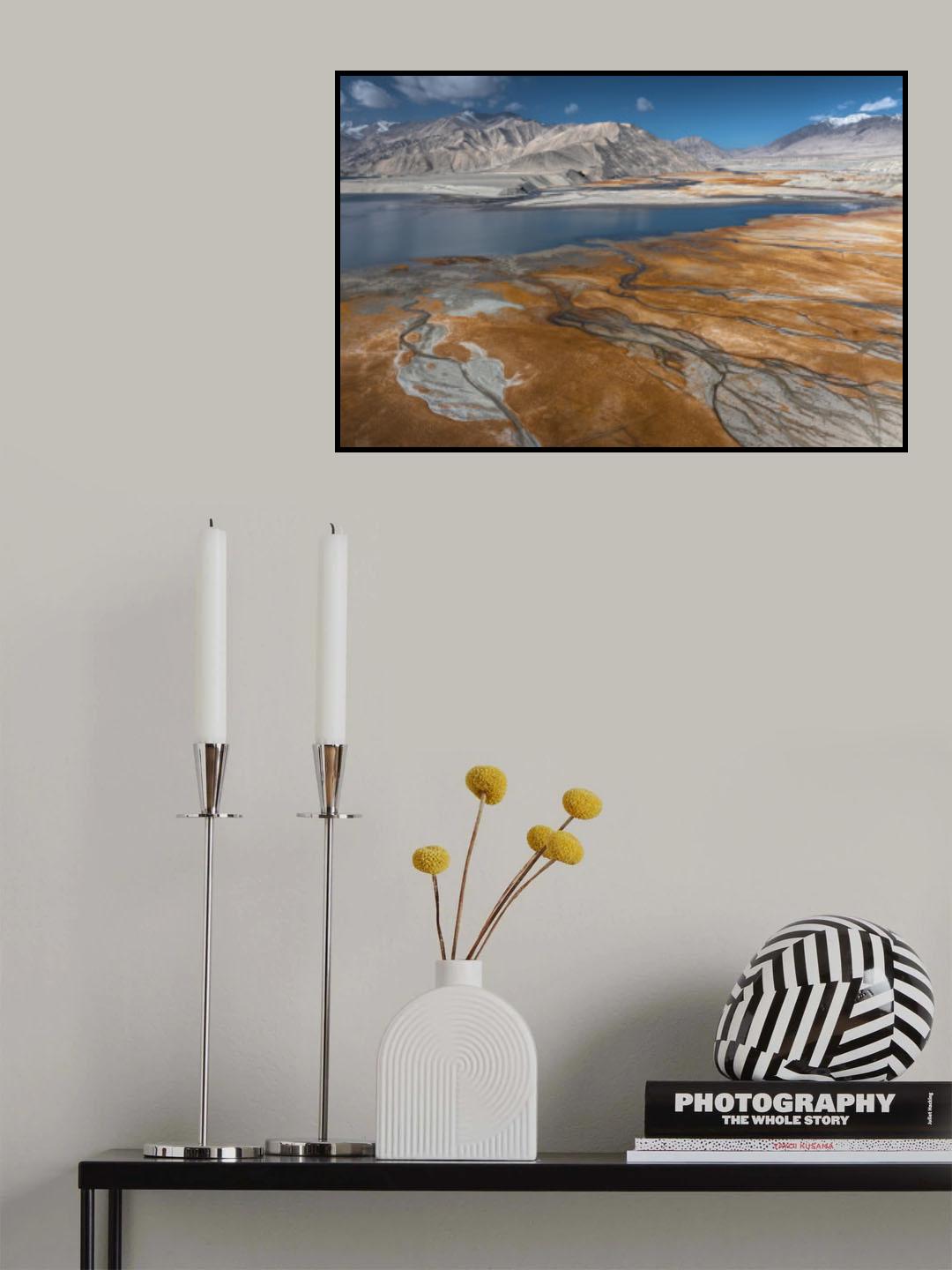 新疆白沙湖 Poster och Canvastavla