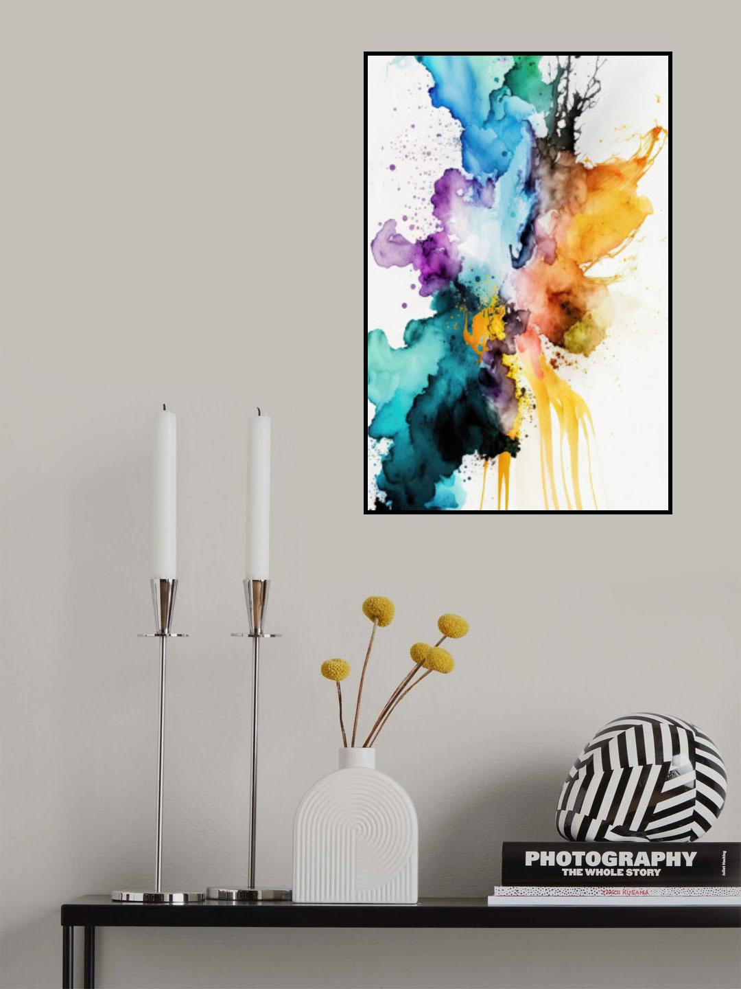 Fluid Mistery Poster och Canvastavla