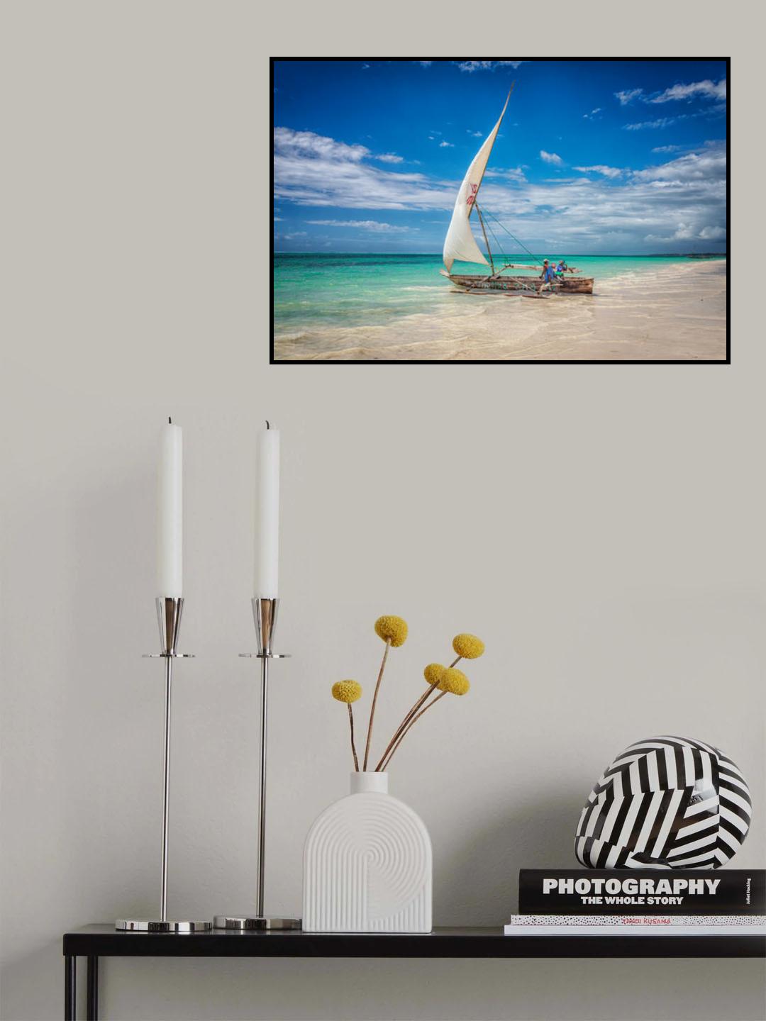 Zanzibar dhow Poster och Canvastavla