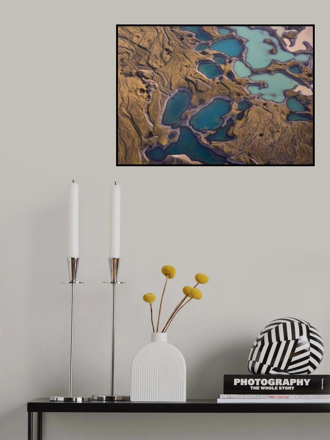Colorful water Poster och Canvastavla