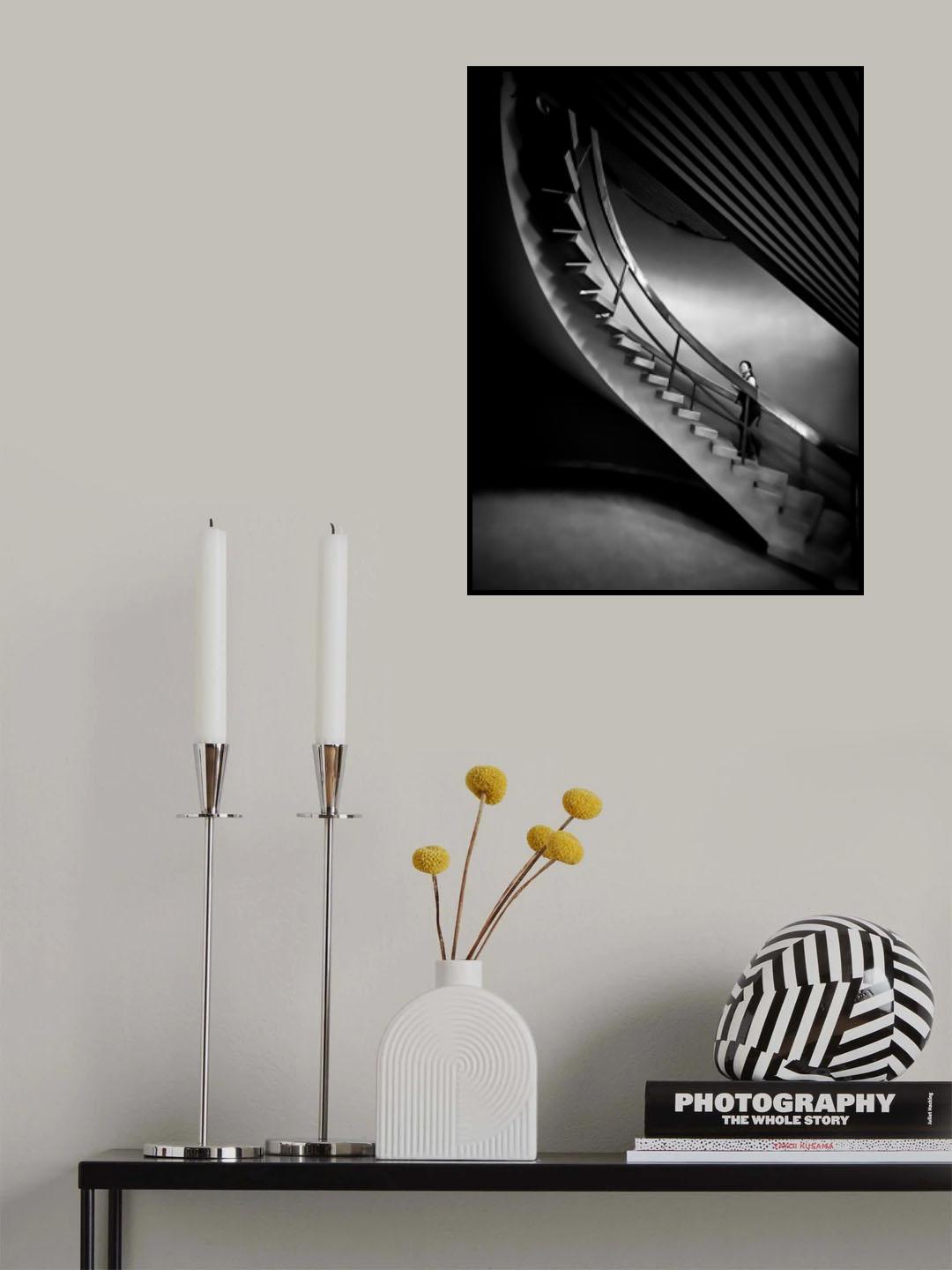 Staircase Poster och Canvastavla