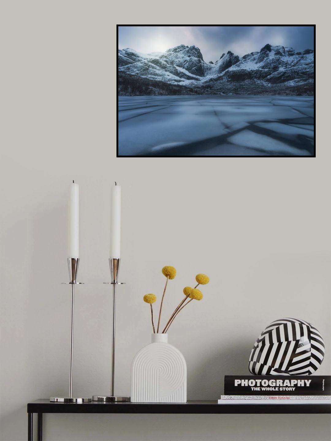 Ice craking Poster och Canvastavla