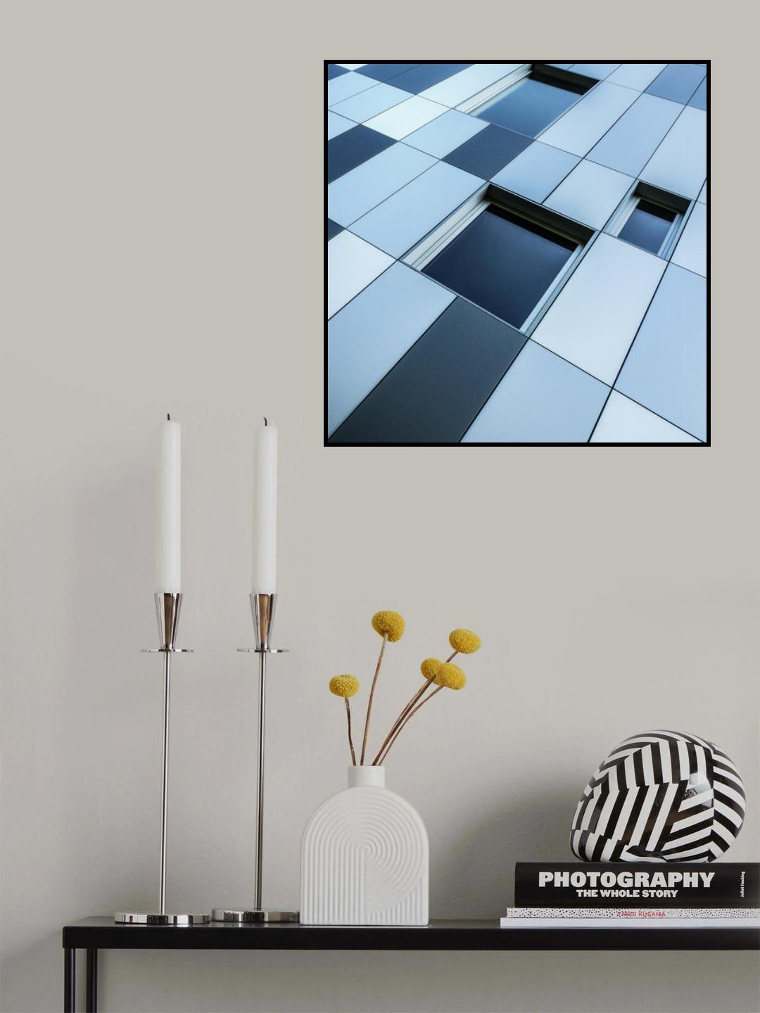 Shades of blue Poster och Canvastavla