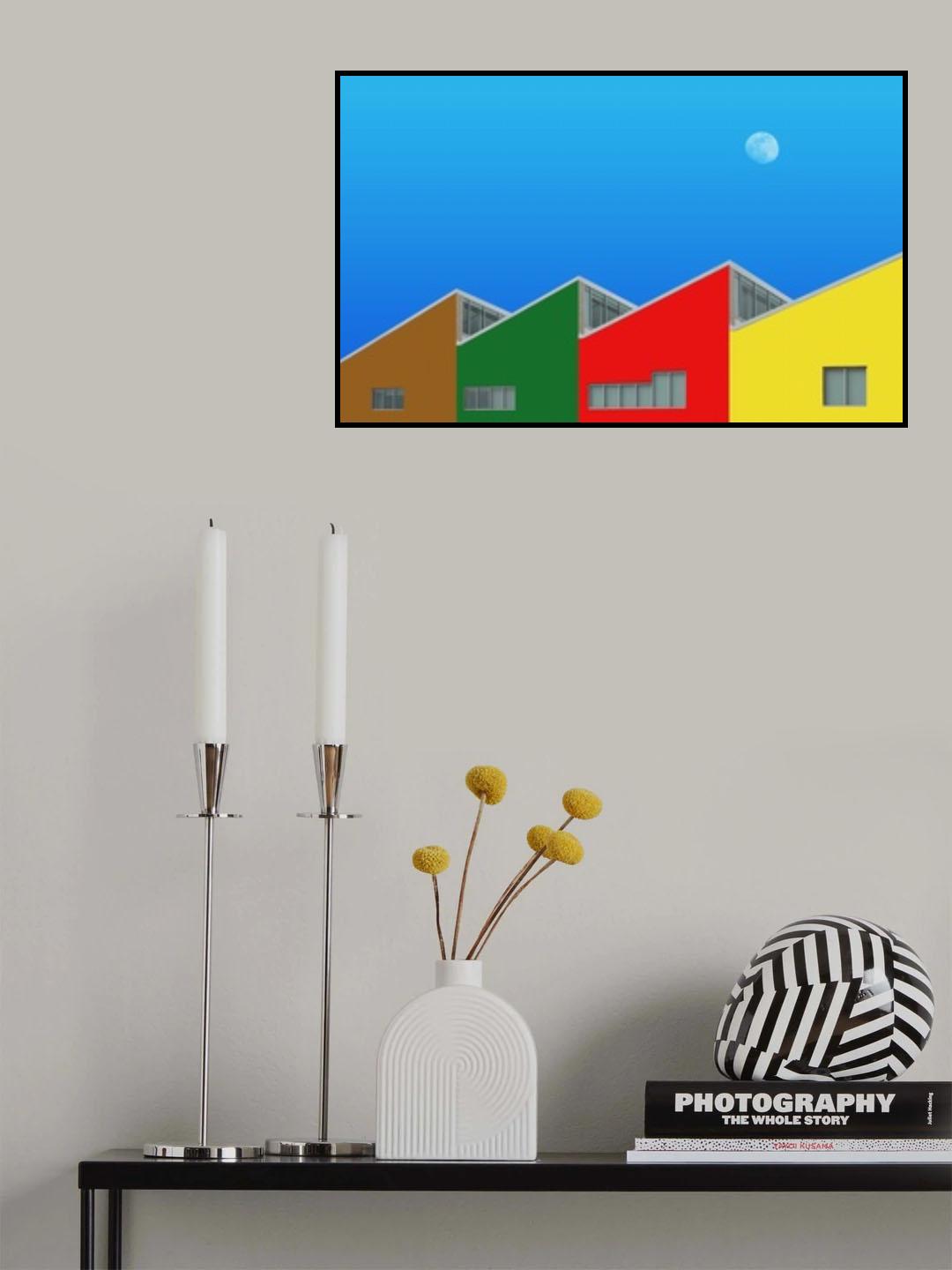 Colorful building Poster och Canvastavla