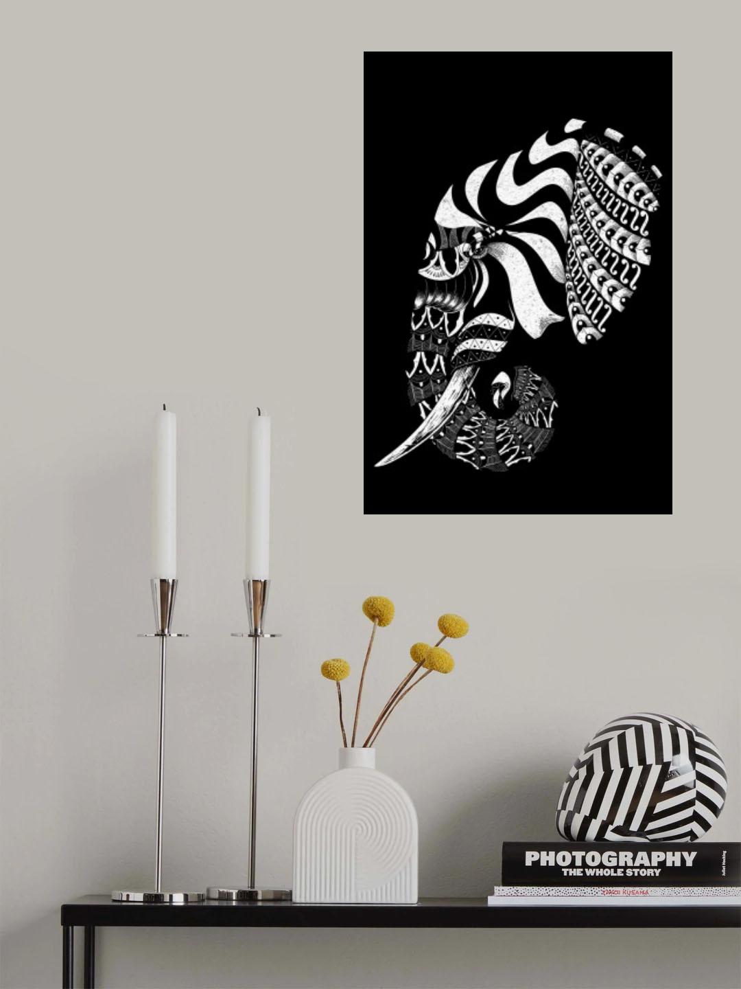 Ornate Elephant Ii Poster och Canvastavla