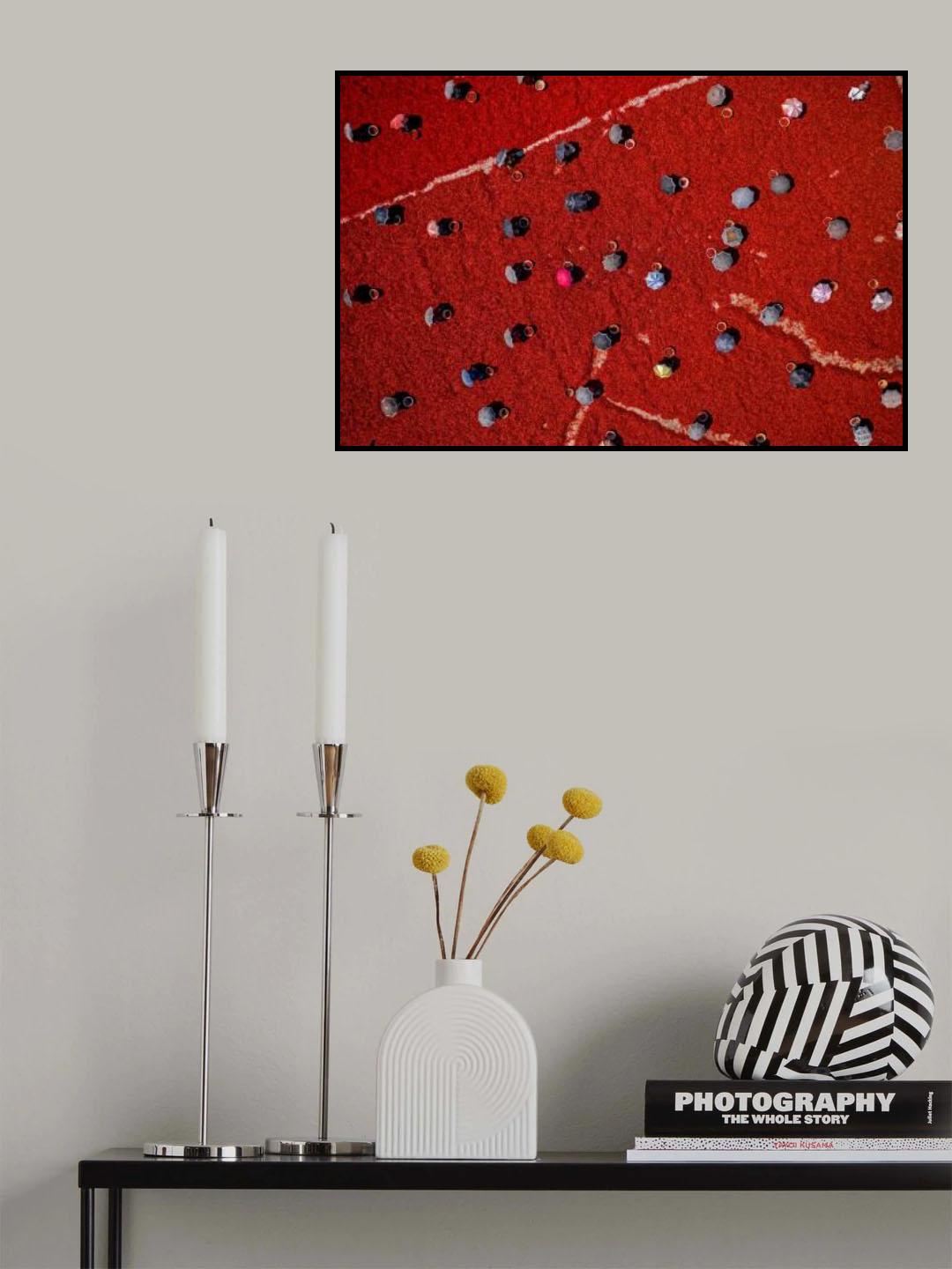Women on red chilies Poster och Canvastavla