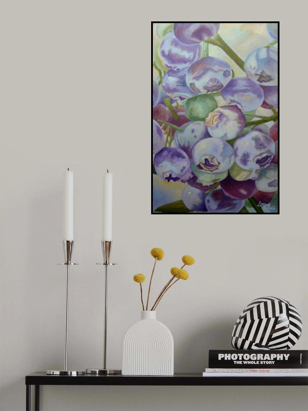 Blueberries Poster och Canvastavla