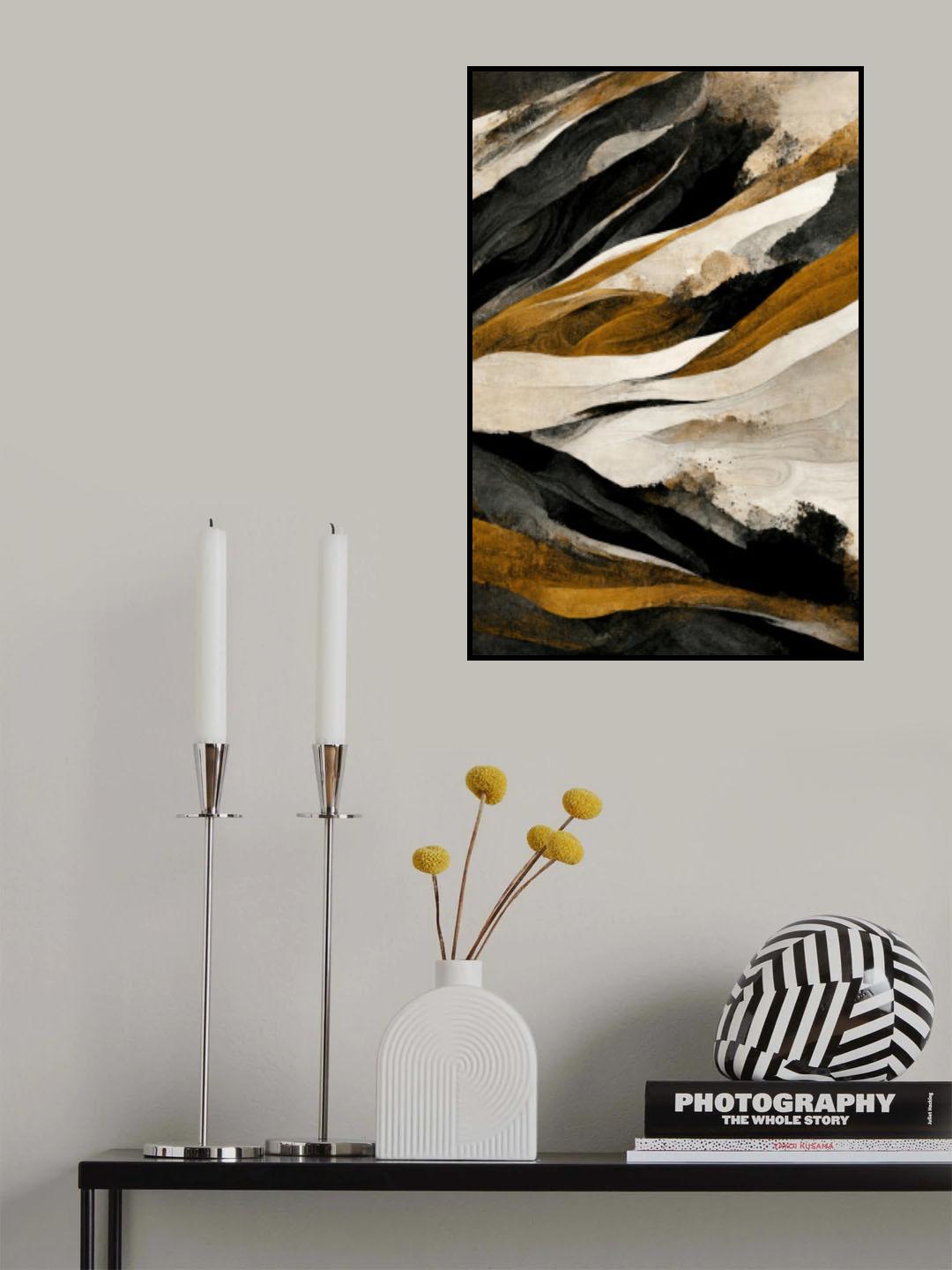 Rough Mountains Poster och Canvastavla