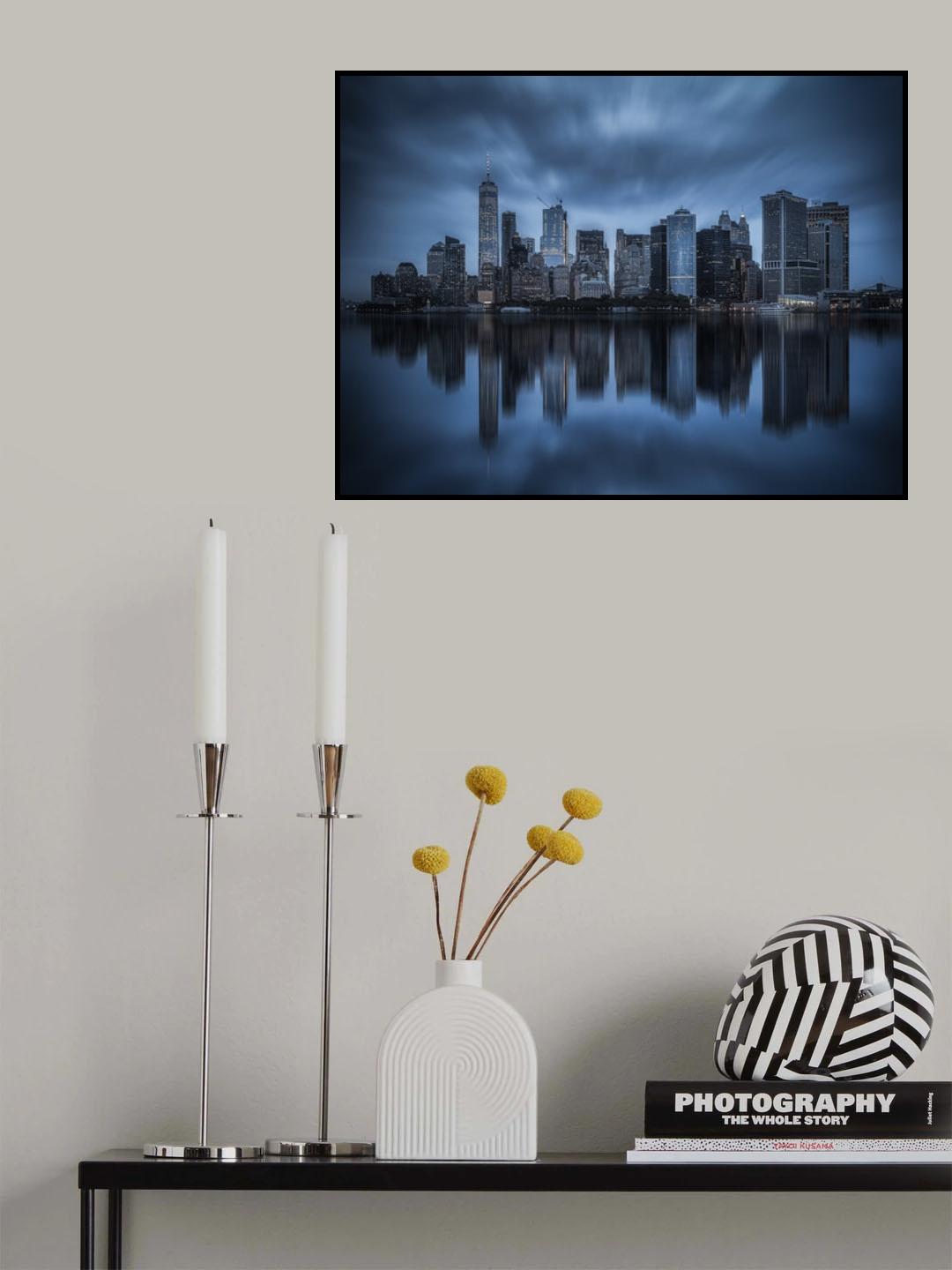 Cold City Poster och Canvastavla