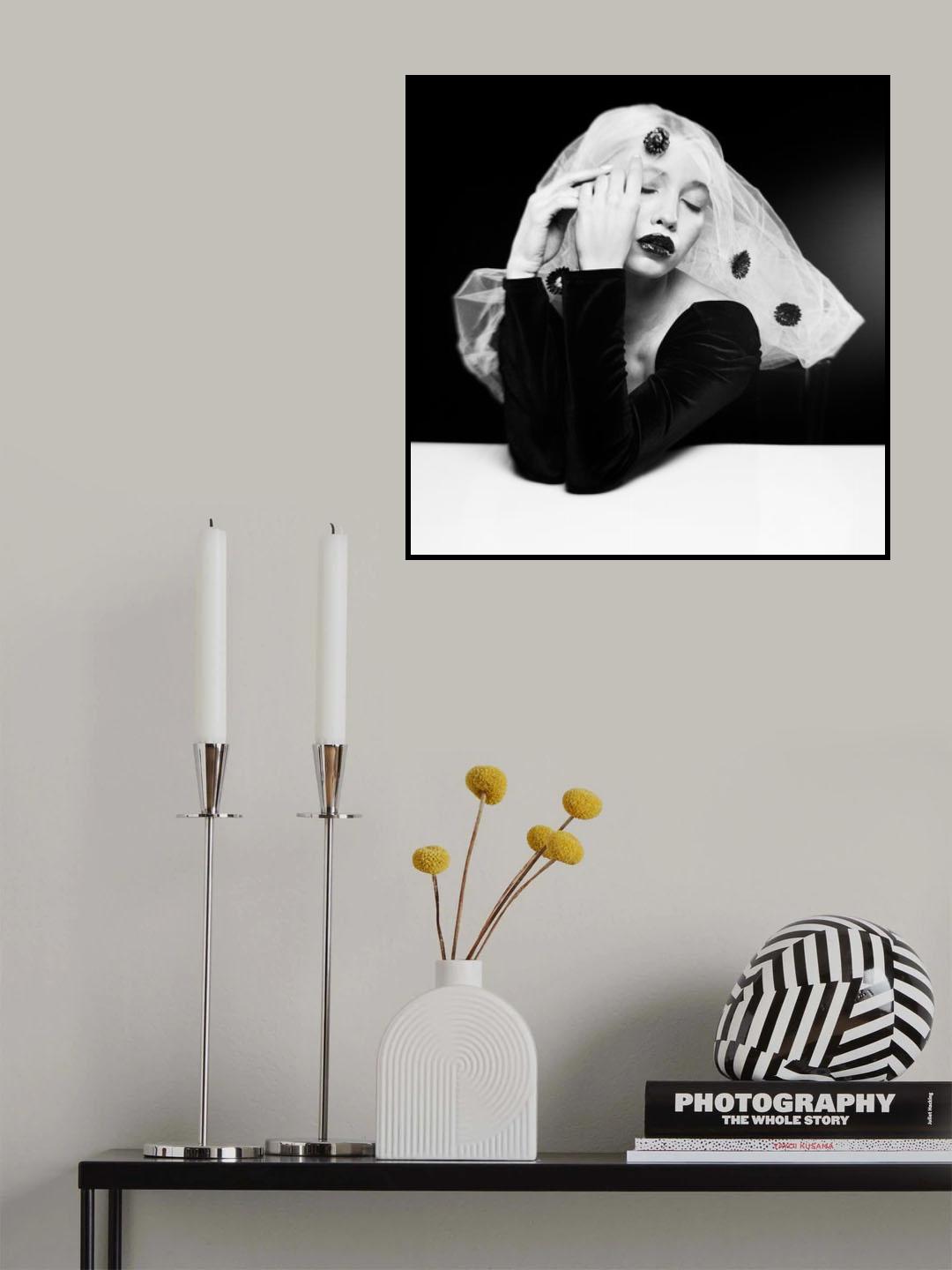 Red flowers Poster och Canvastavla