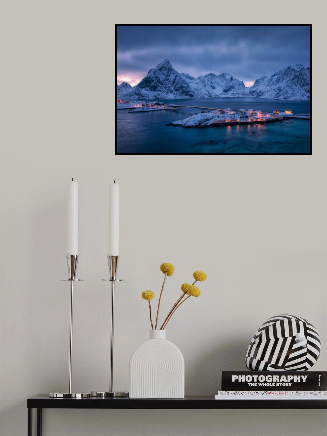 Dusk in Lofoten Poster och Canvastavla
