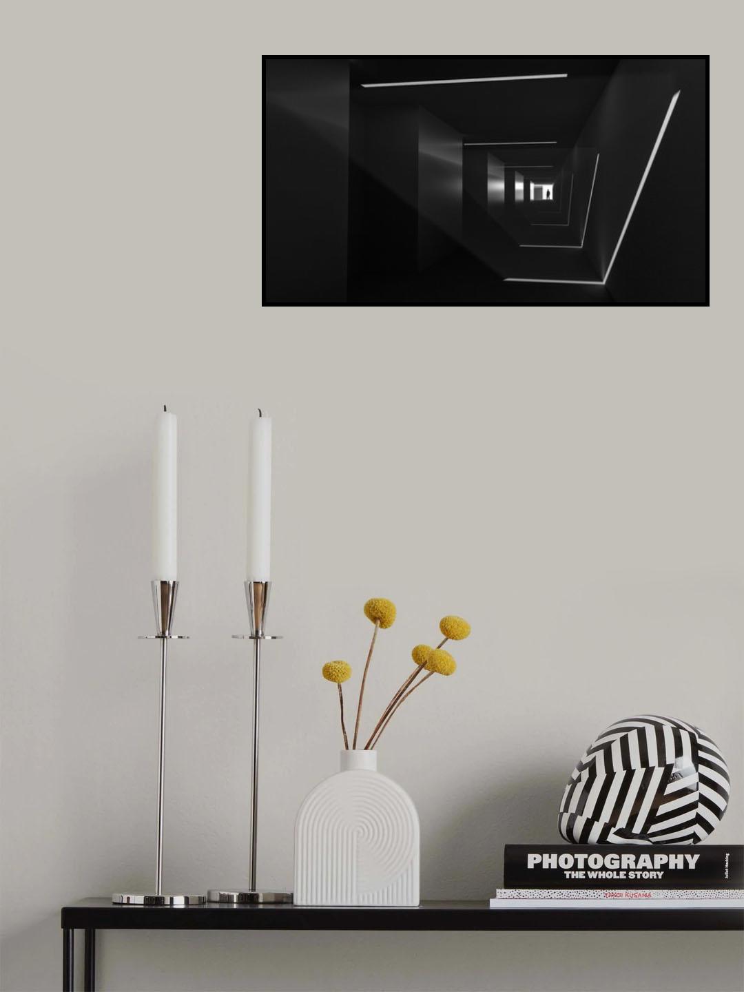 Light in Corridor Poster och Canvastavla