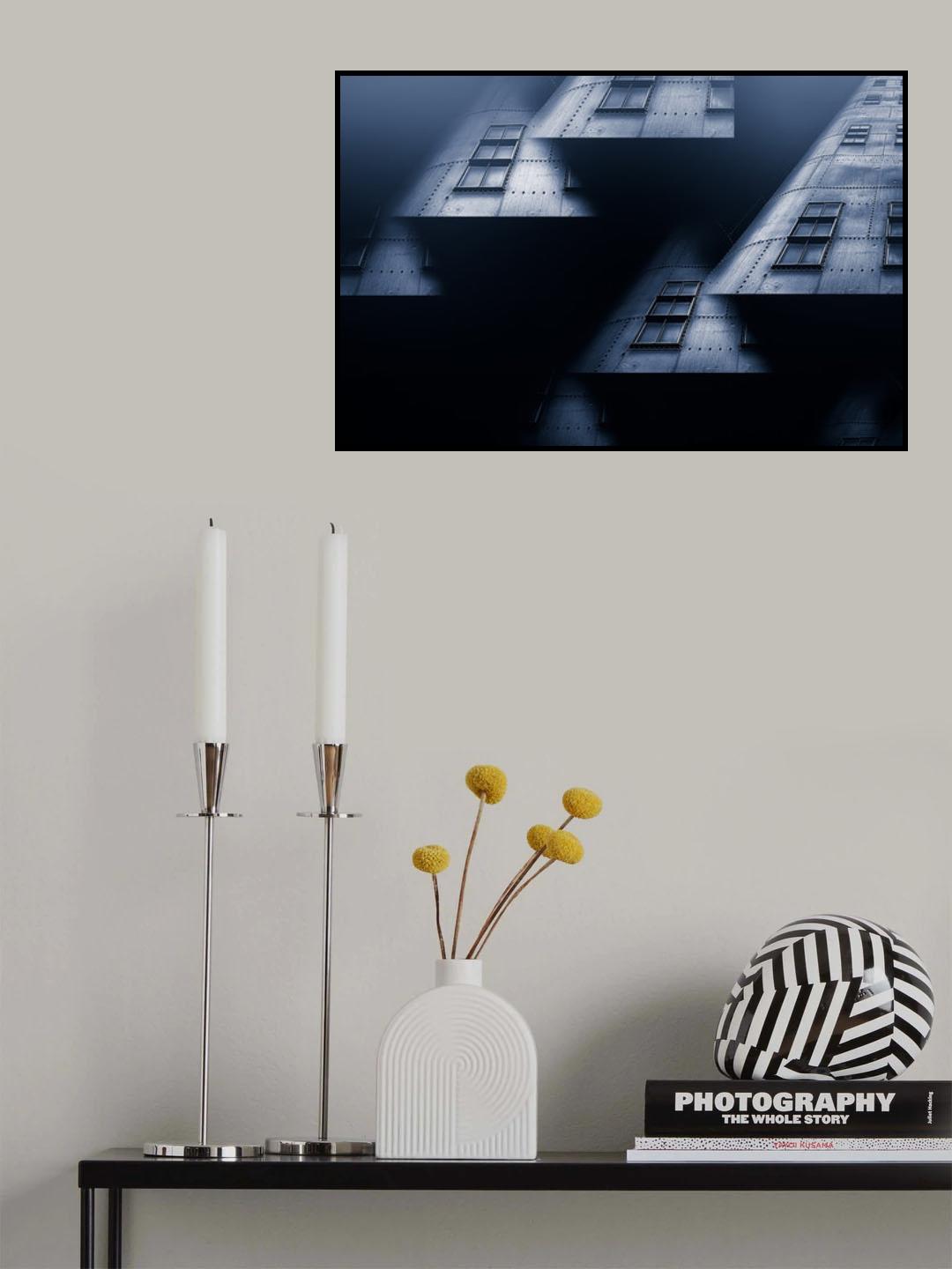 Cold City Poster och Canvastavla